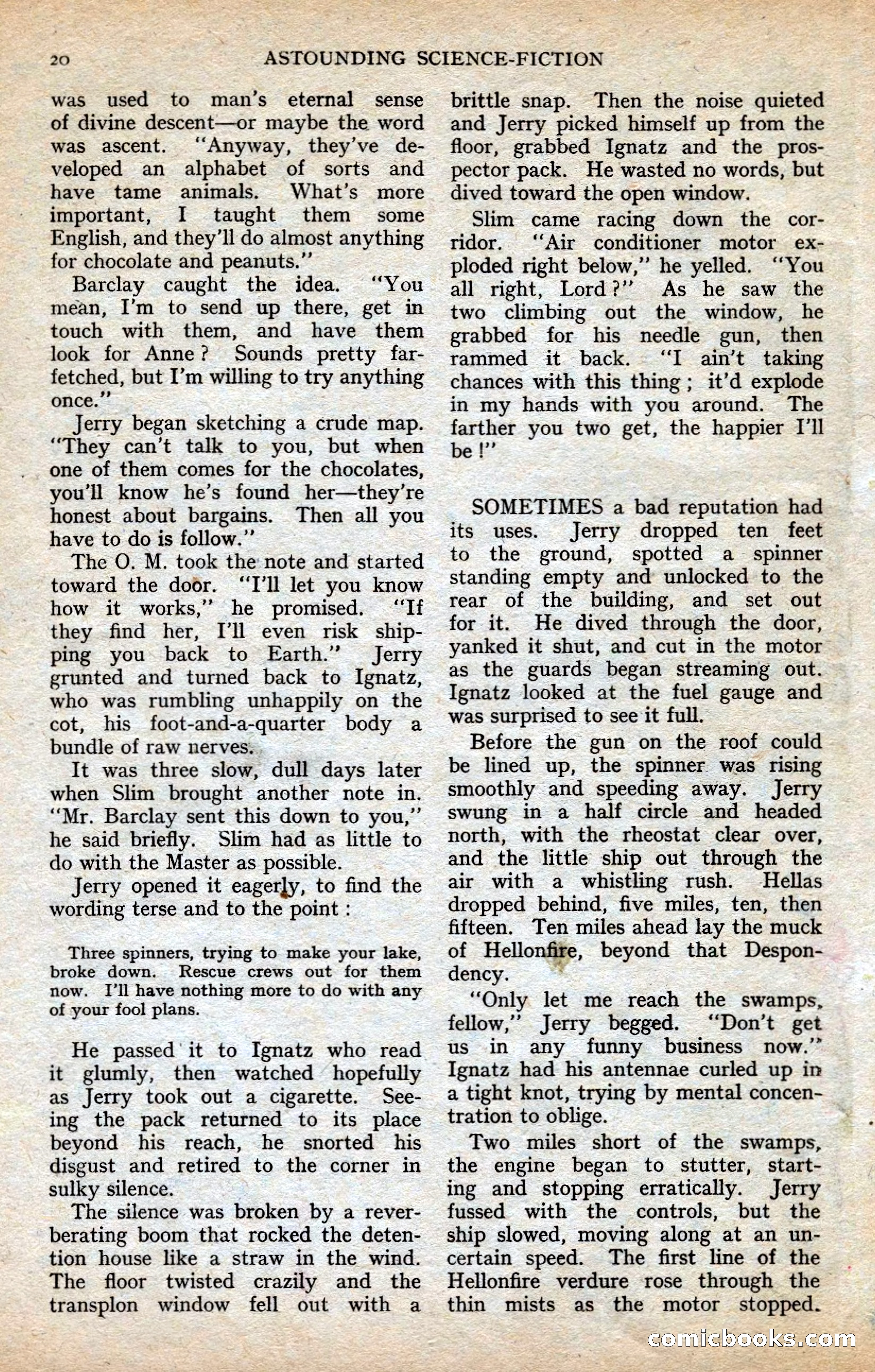Astounding British Edition, Vol. 1, No. 1 — page 22 of 98
