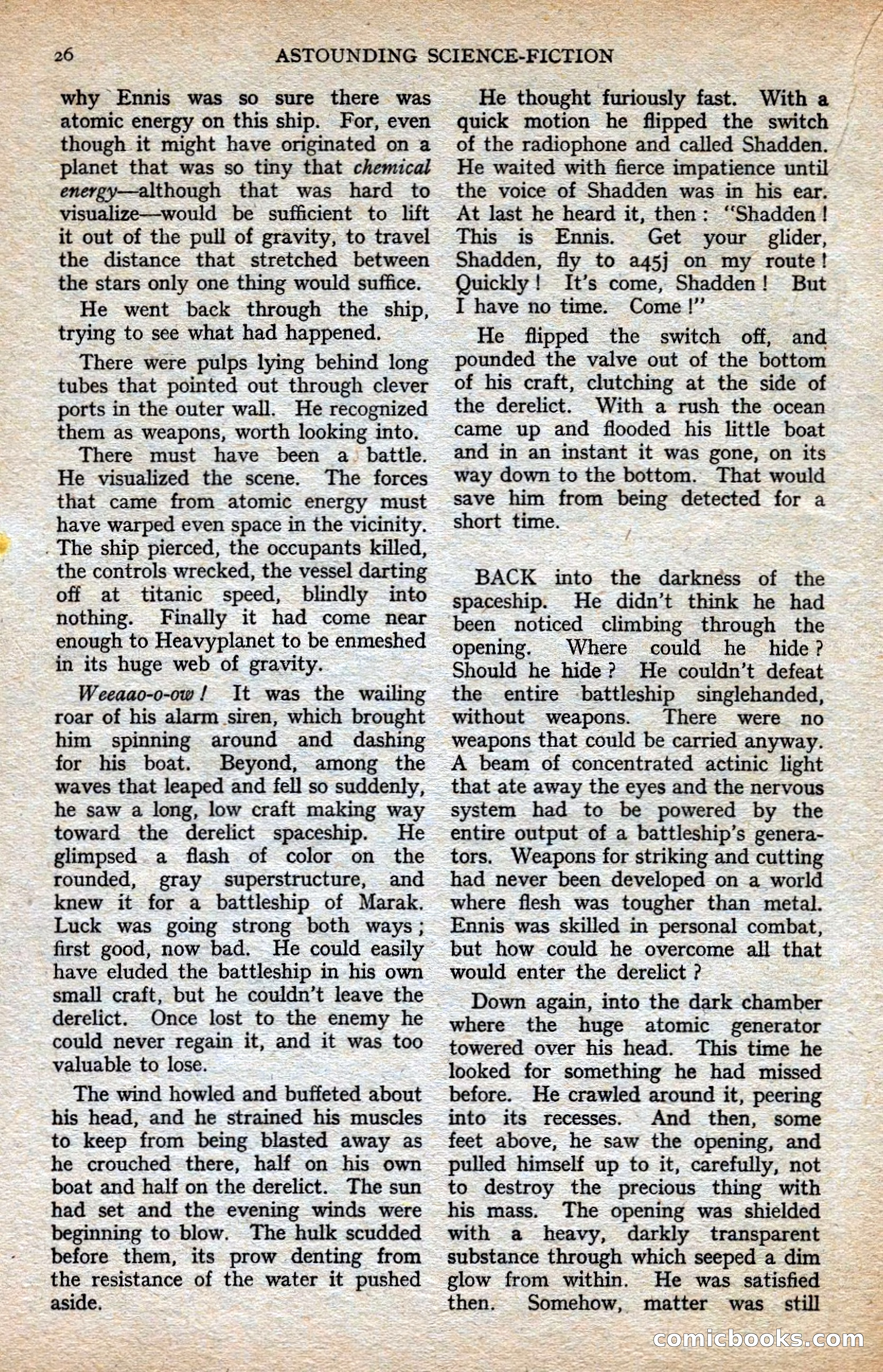Astounding British Edition, Vol. 1, No. 1 — page 28 of 98