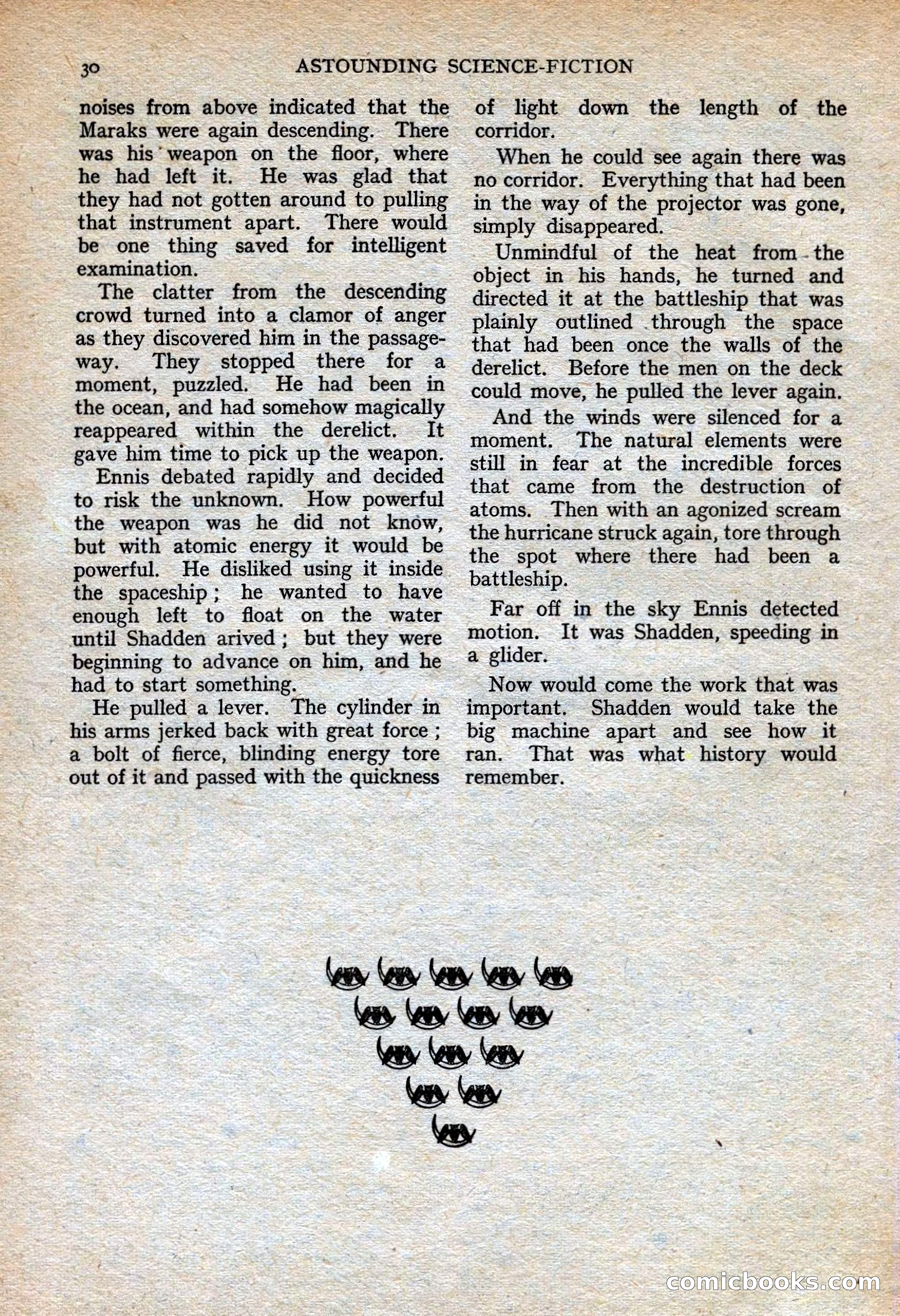 Astounding British Edition, Vol. 1, No. 1 — page 32 of 98