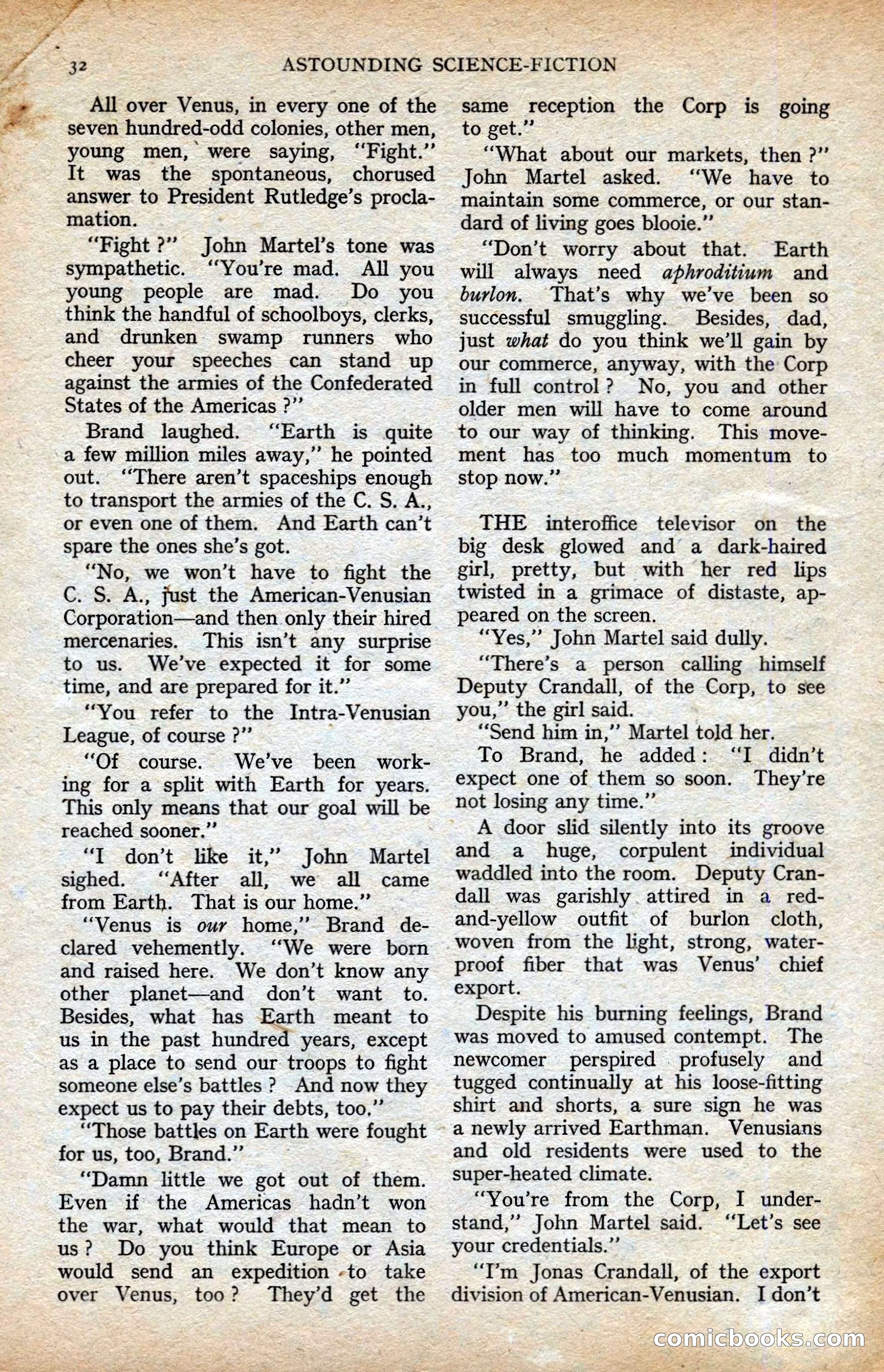 Astounding British Edition, Vol. 1, No. 1 — page 34 of 98