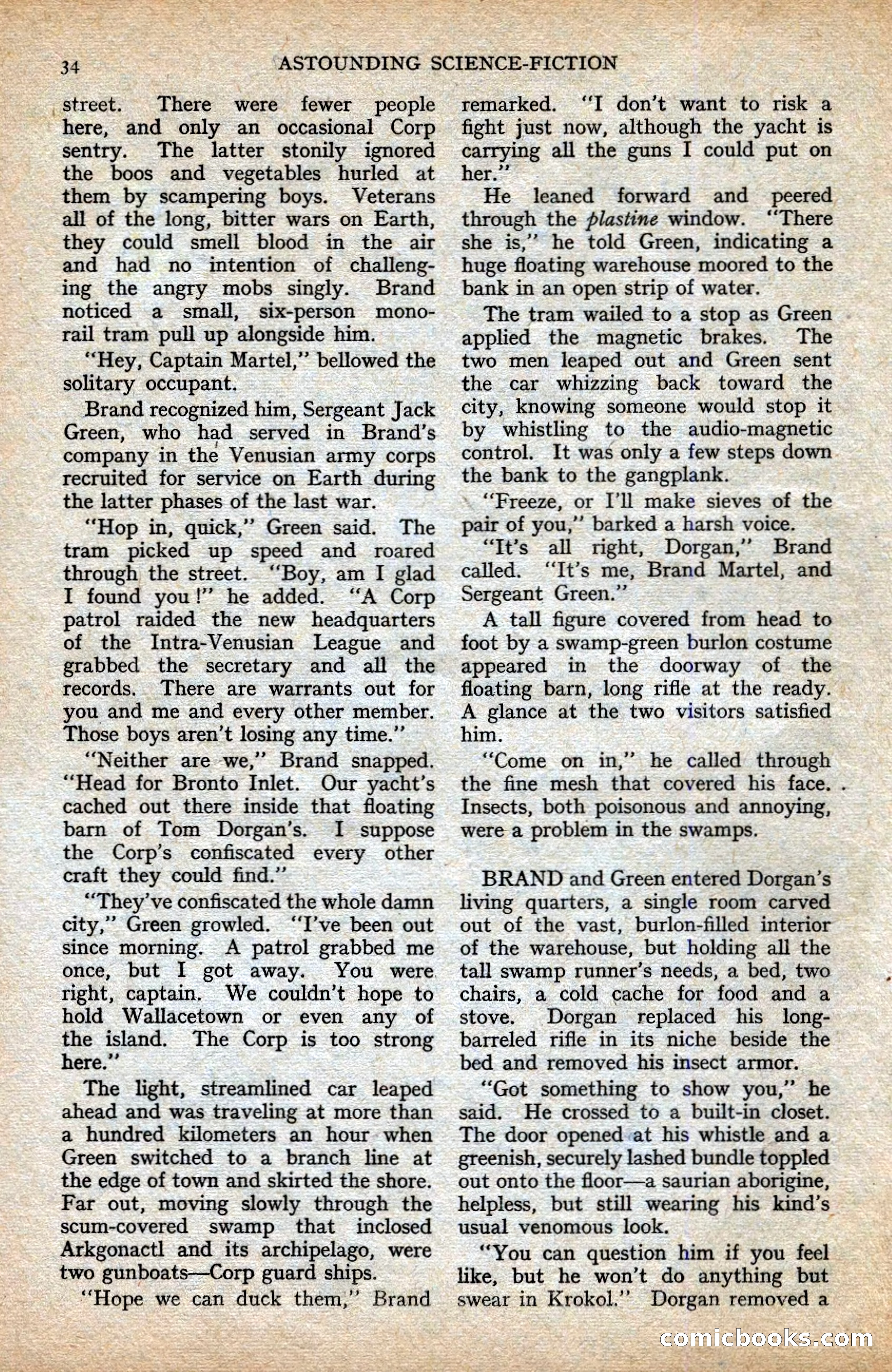 Astounding British Edition, Vol. 1, No. 1 — page 36 of 98