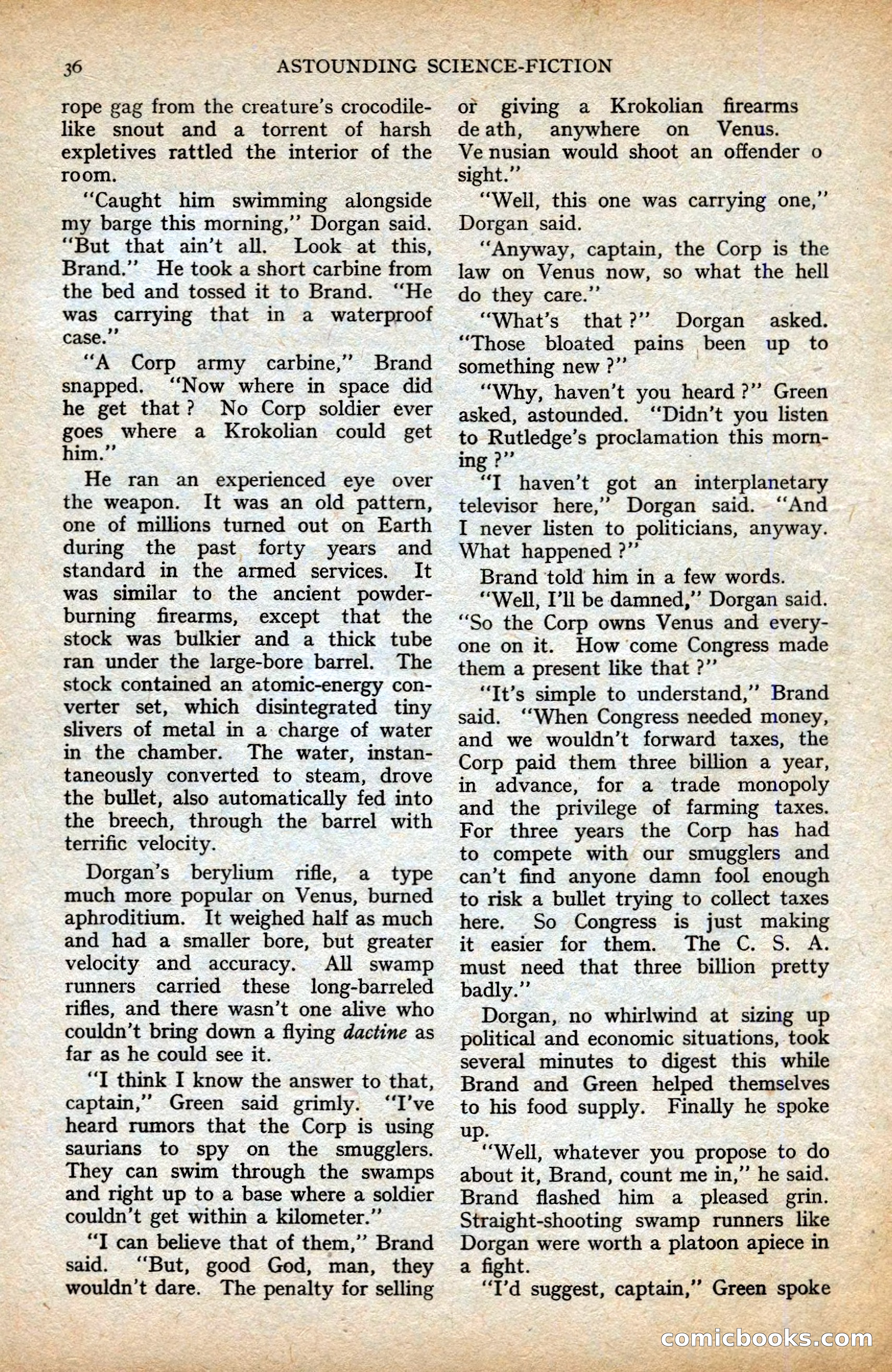 Astounding British Edition, Vol. 1, No. 1 — page 38 of 98