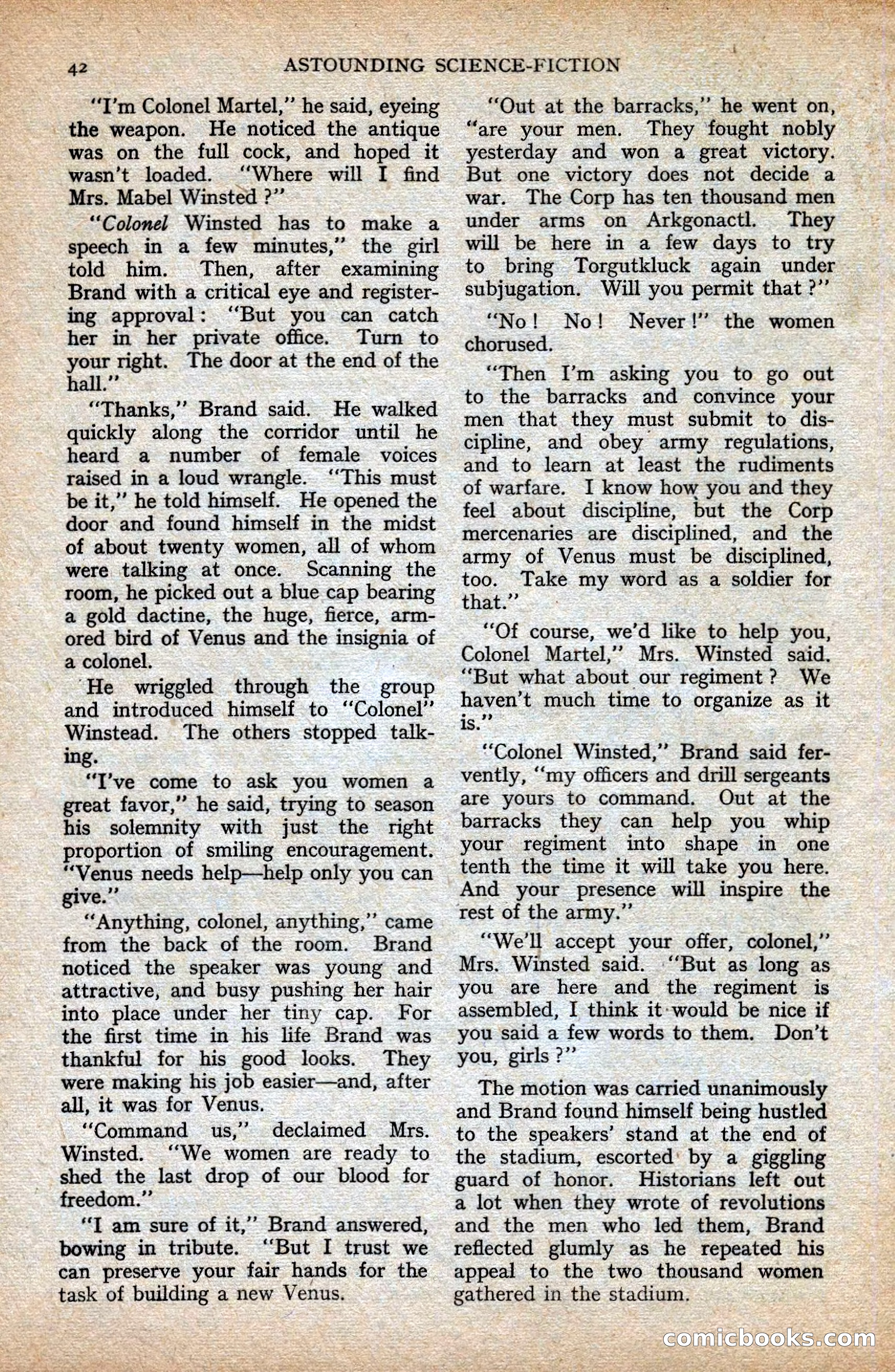 Astounding British Edition, Vol. 1, No. 1 — page 44 of 98