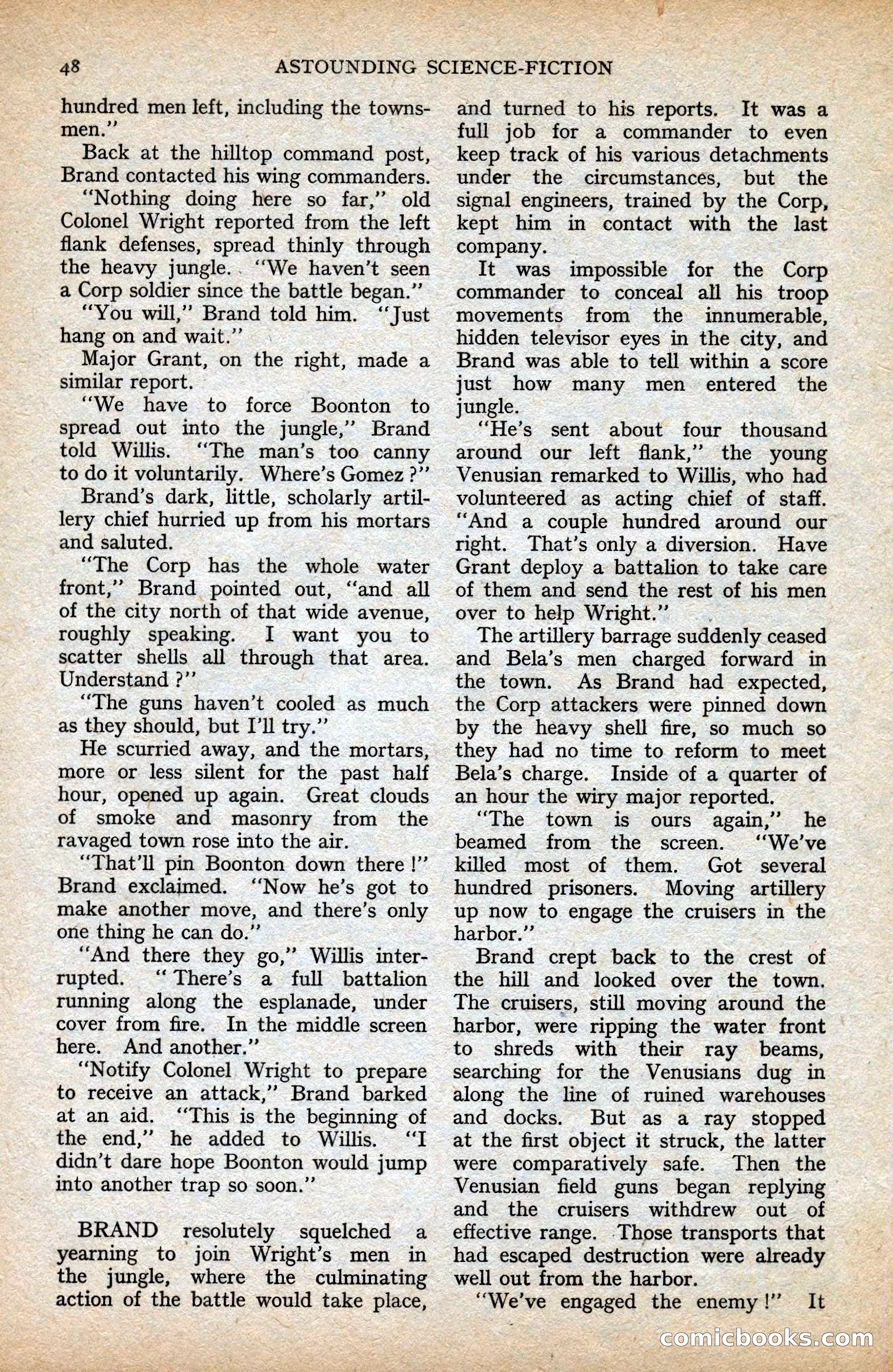 Astounding British Edition, Vol. 1, No. 1 — page 50 of 98