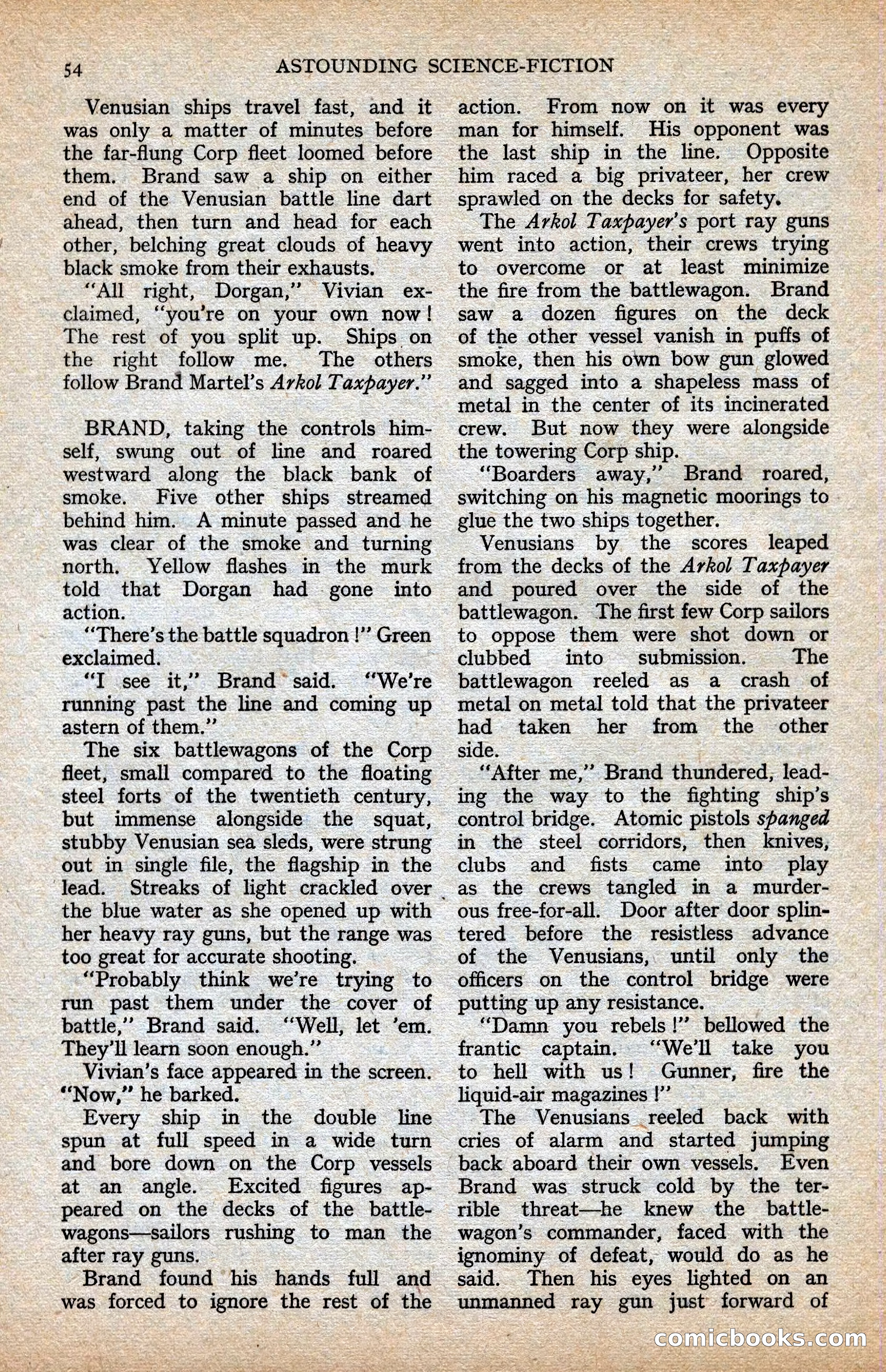 Astounding British Edition, Vol. 1, No. 1 — page 56 of 98