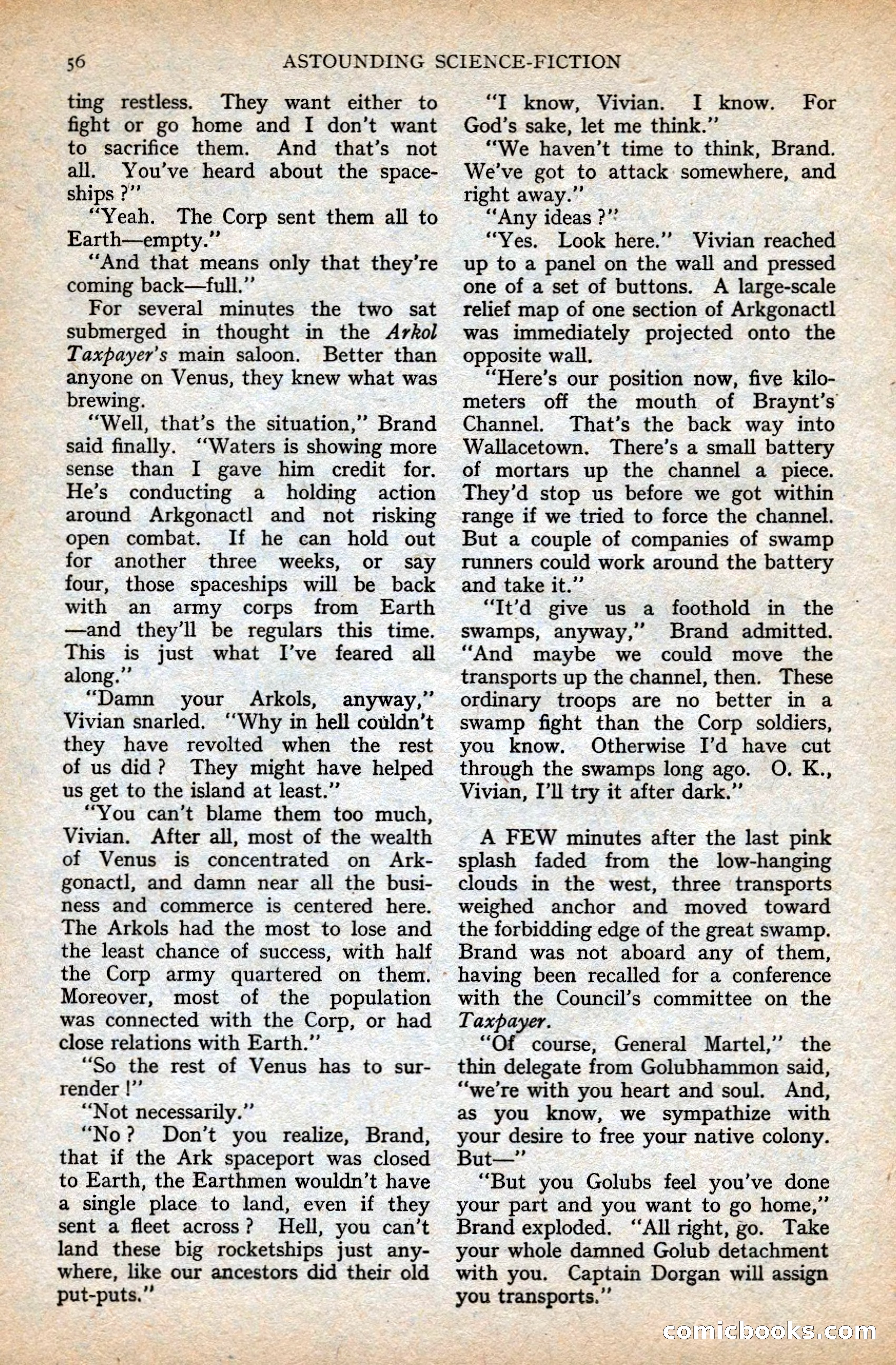 Astounding British Edition, Vol. 1, No. 1 — page 58 of 98