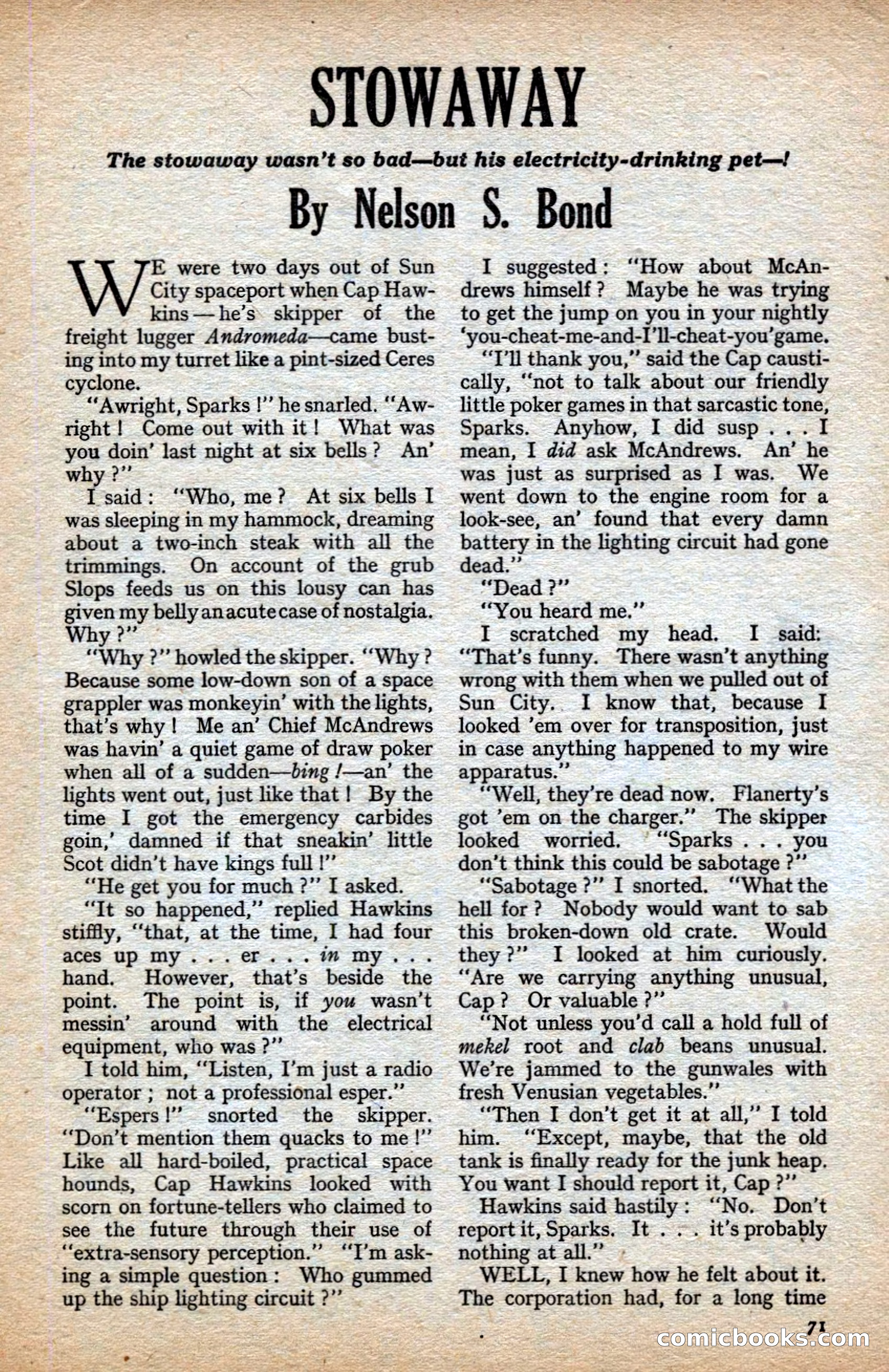 Astounding British Edition, Vol. 1, No. 1 — page 73 of 98