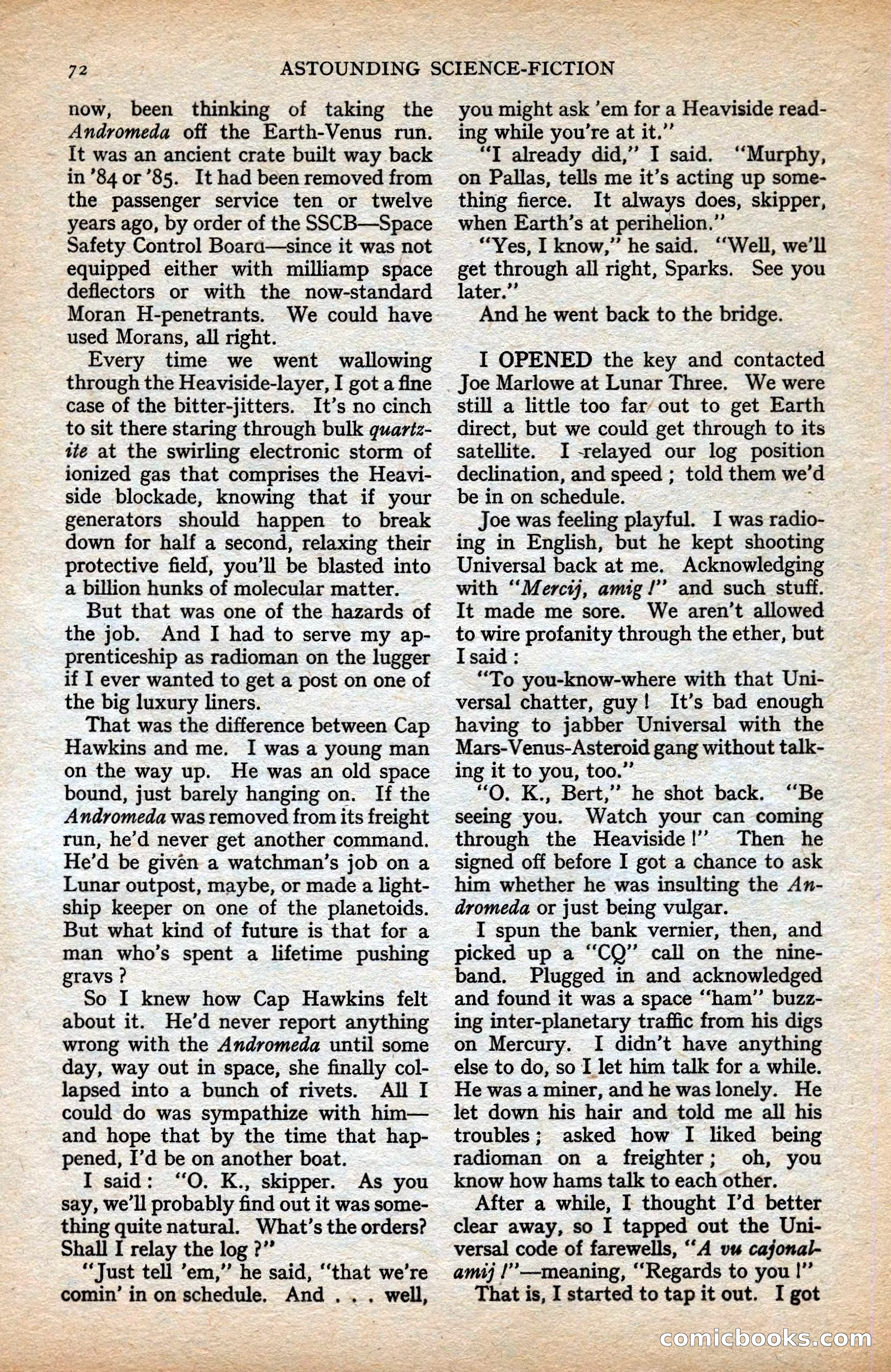Astounding British Edition, Vol. 1, No. 1 — page 74 of 98