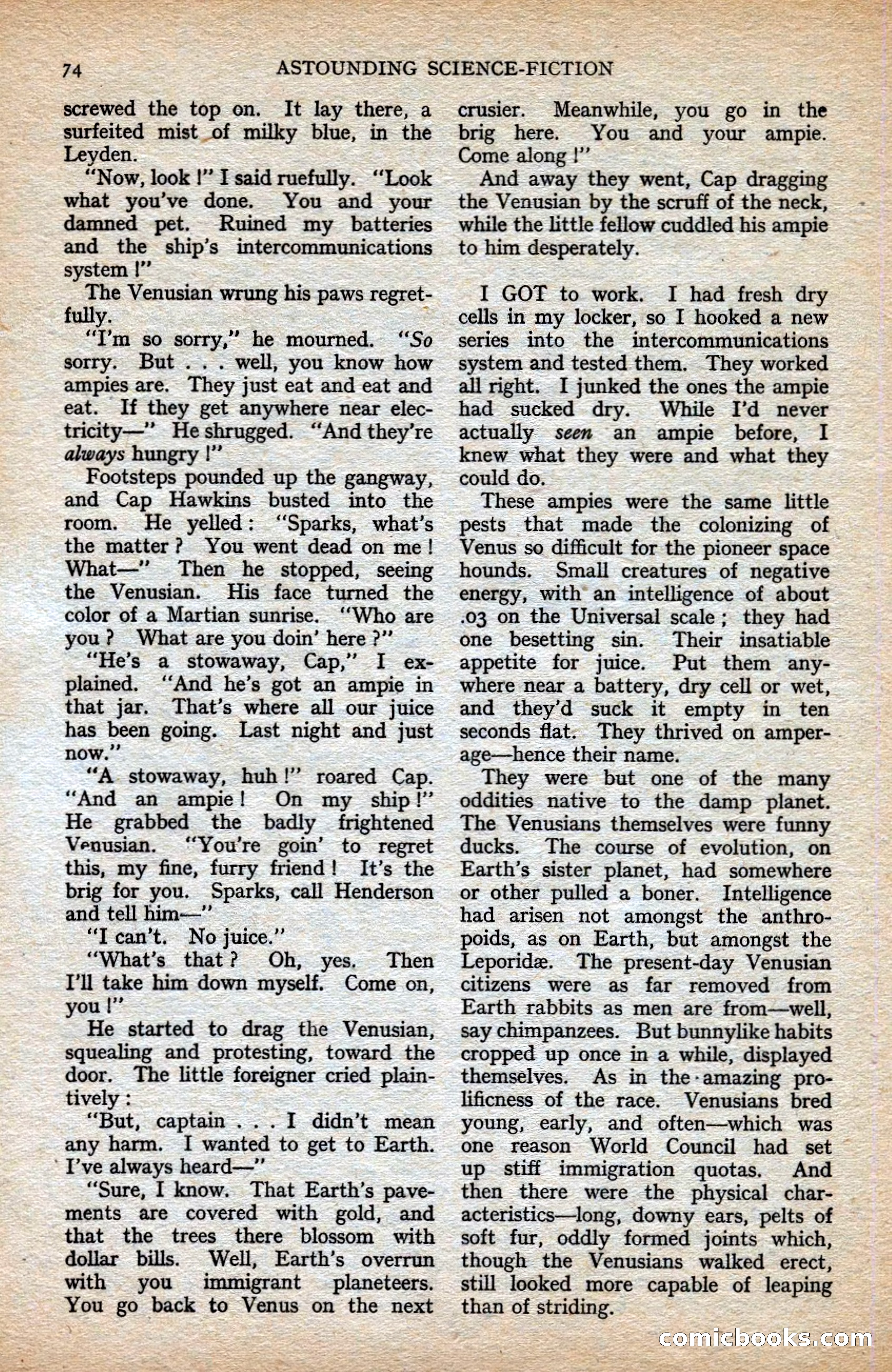 Astounding British Edition, Vol. 1, No. 1 — page 76 of 98