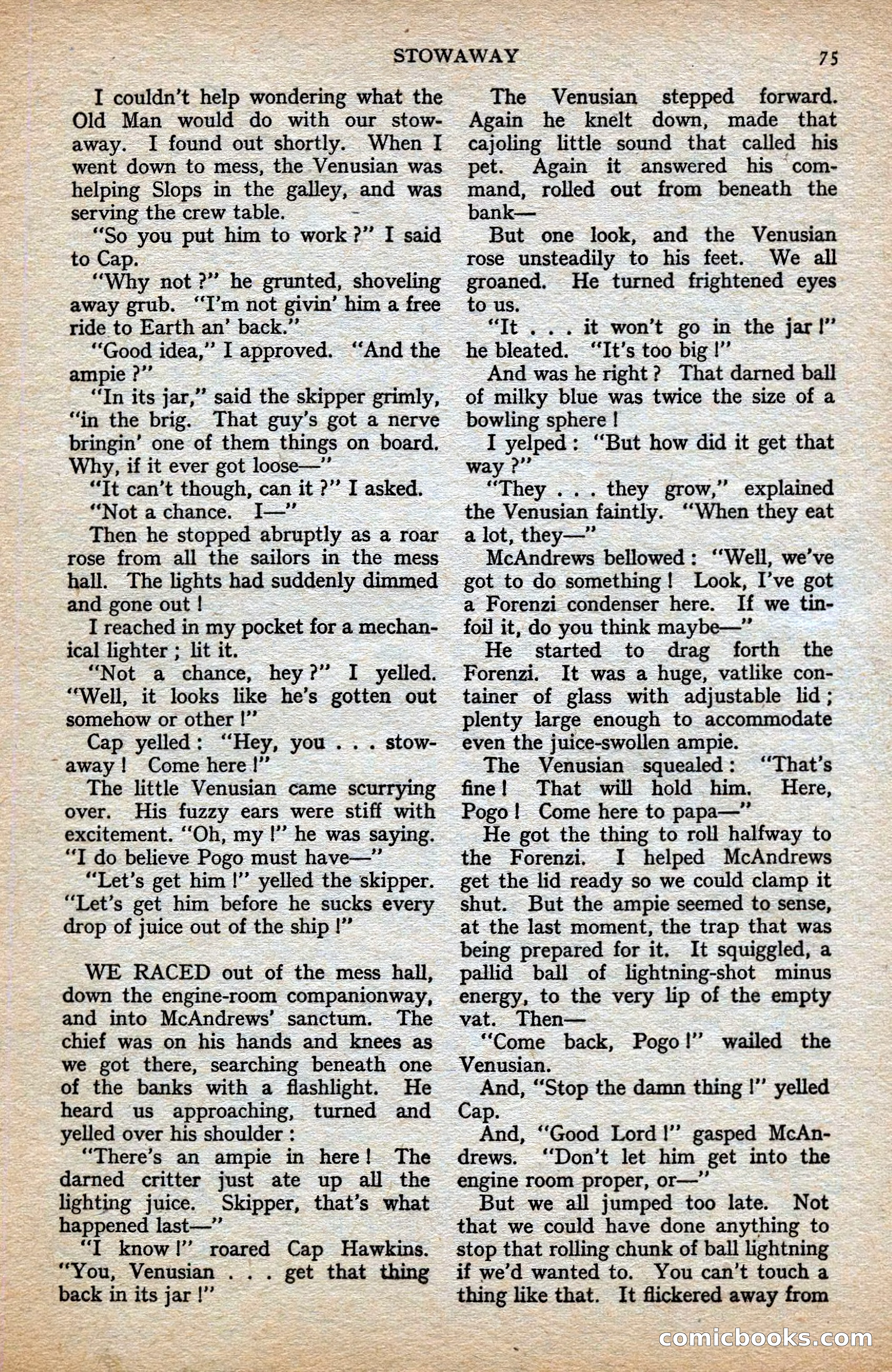Astounding British Edition, Vol. 1, No. 1 — page 77 of 98