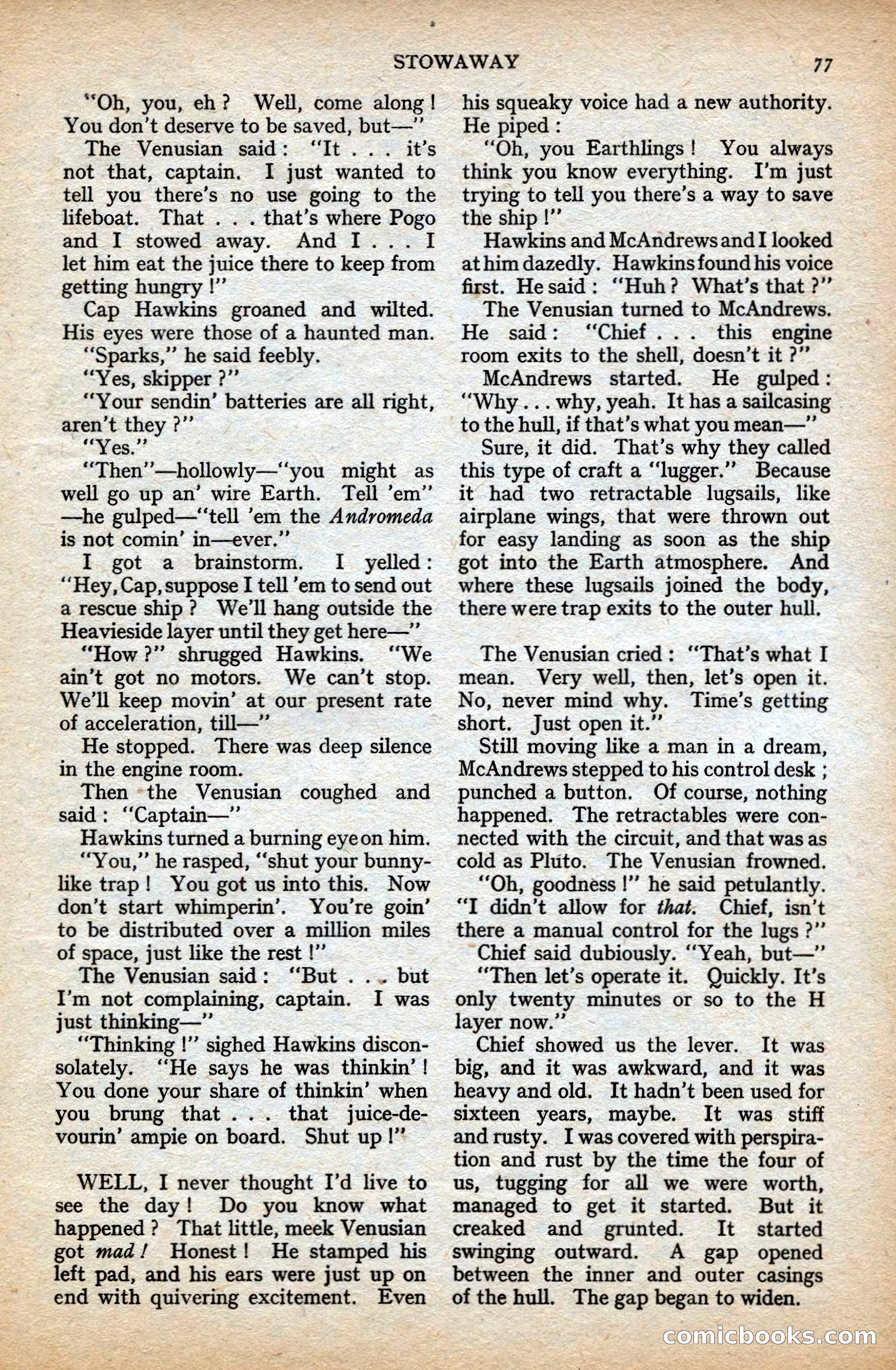 Astounding British Edition, Vol. 1, No. 1 — page 79 of 98