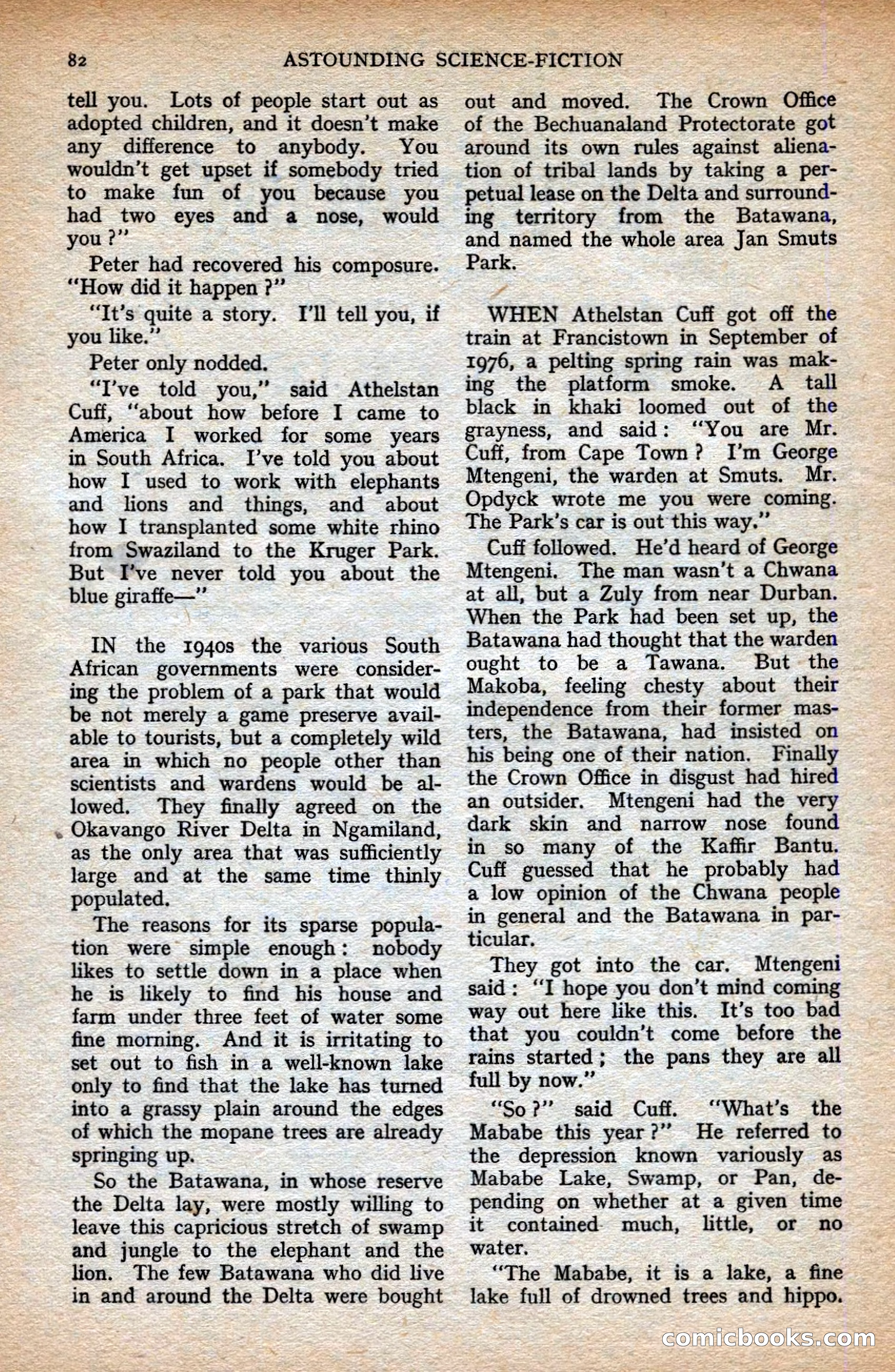 Astounding British Edition, Vol. 1, No. 1 — page 84 of 98