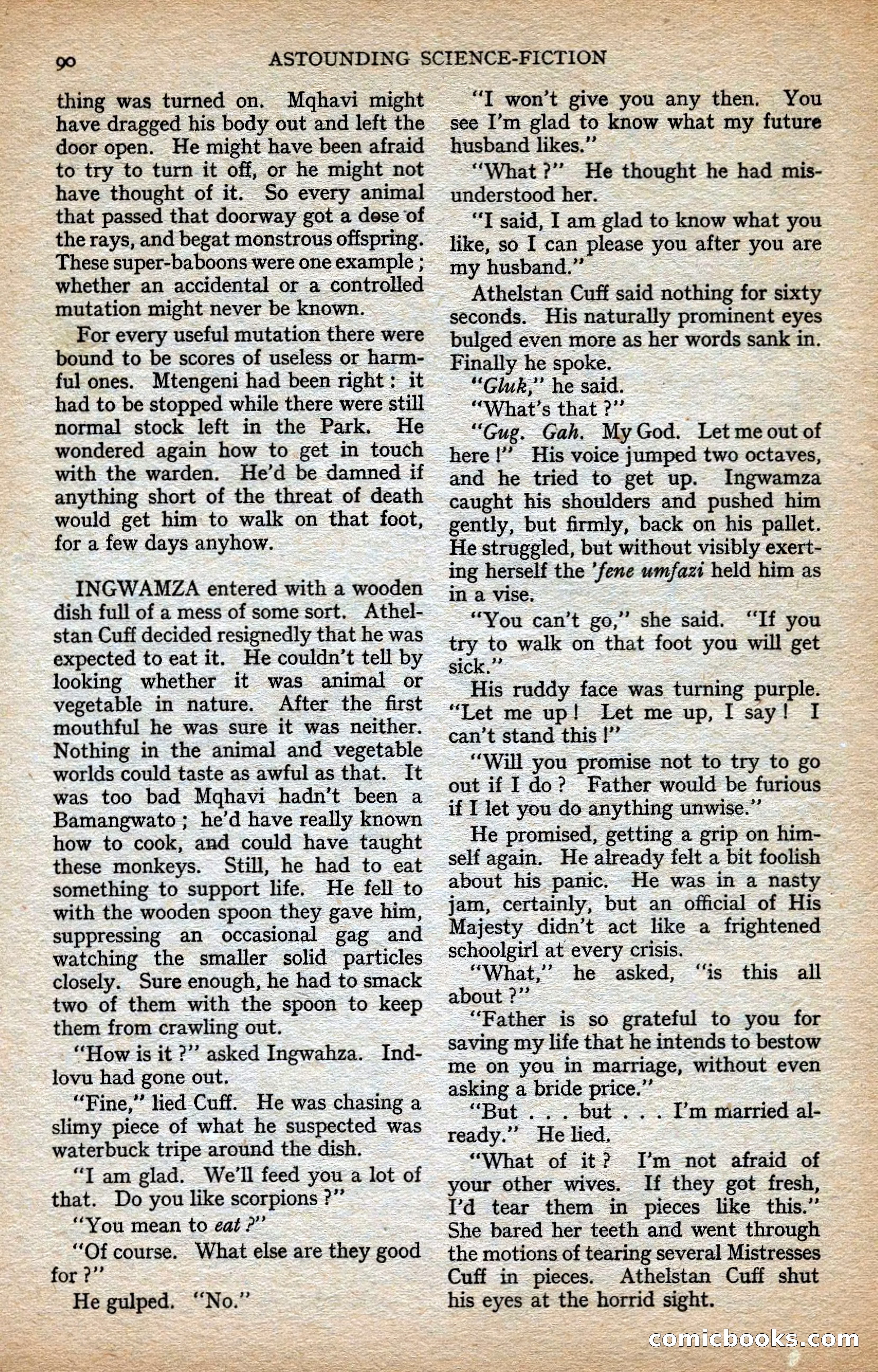 Astounding British Edition, Vol. 1, No. 1 — page 92 of 98
