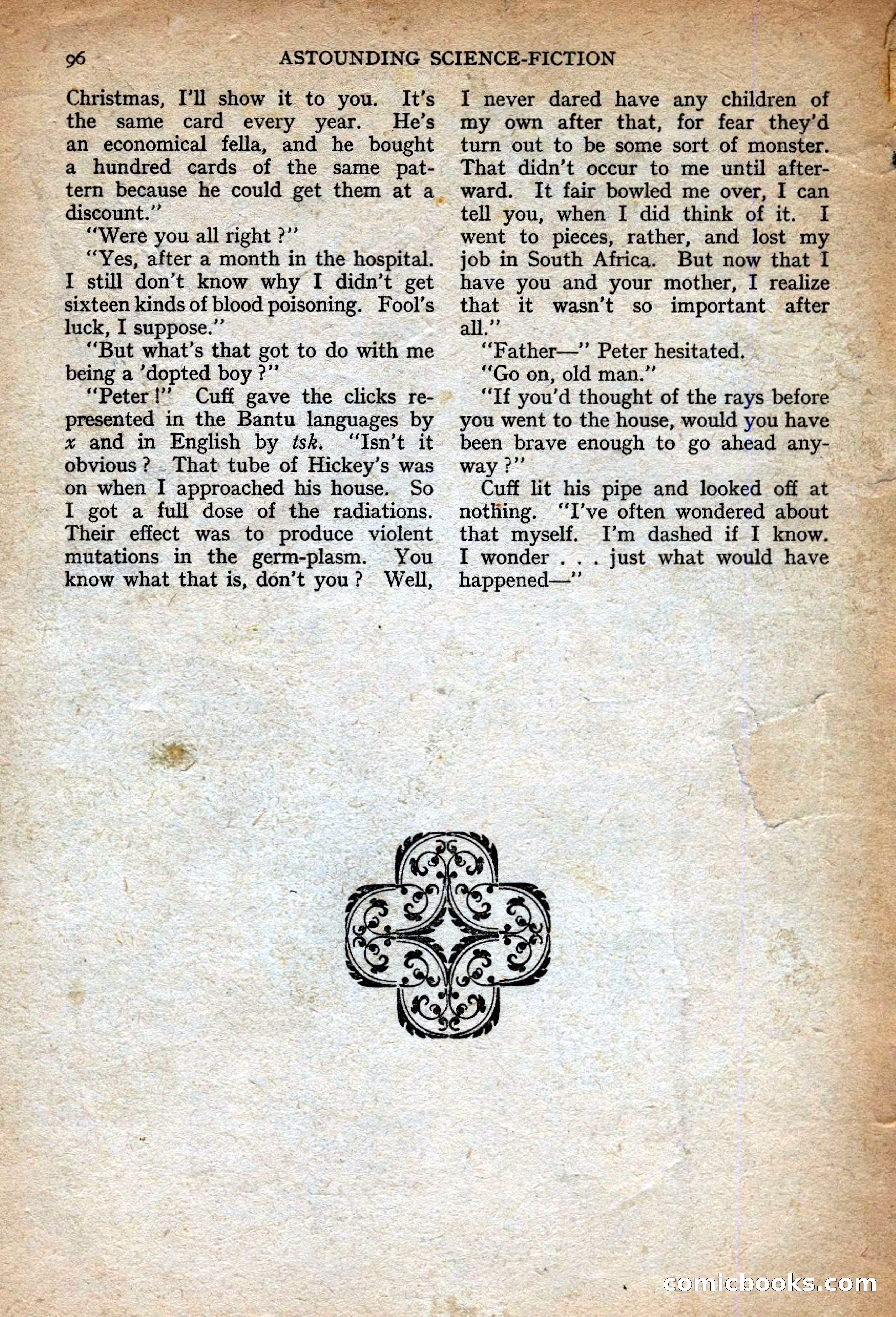 Astounding British Edition, Vol. 1, No. 1 — page 98 of 98
