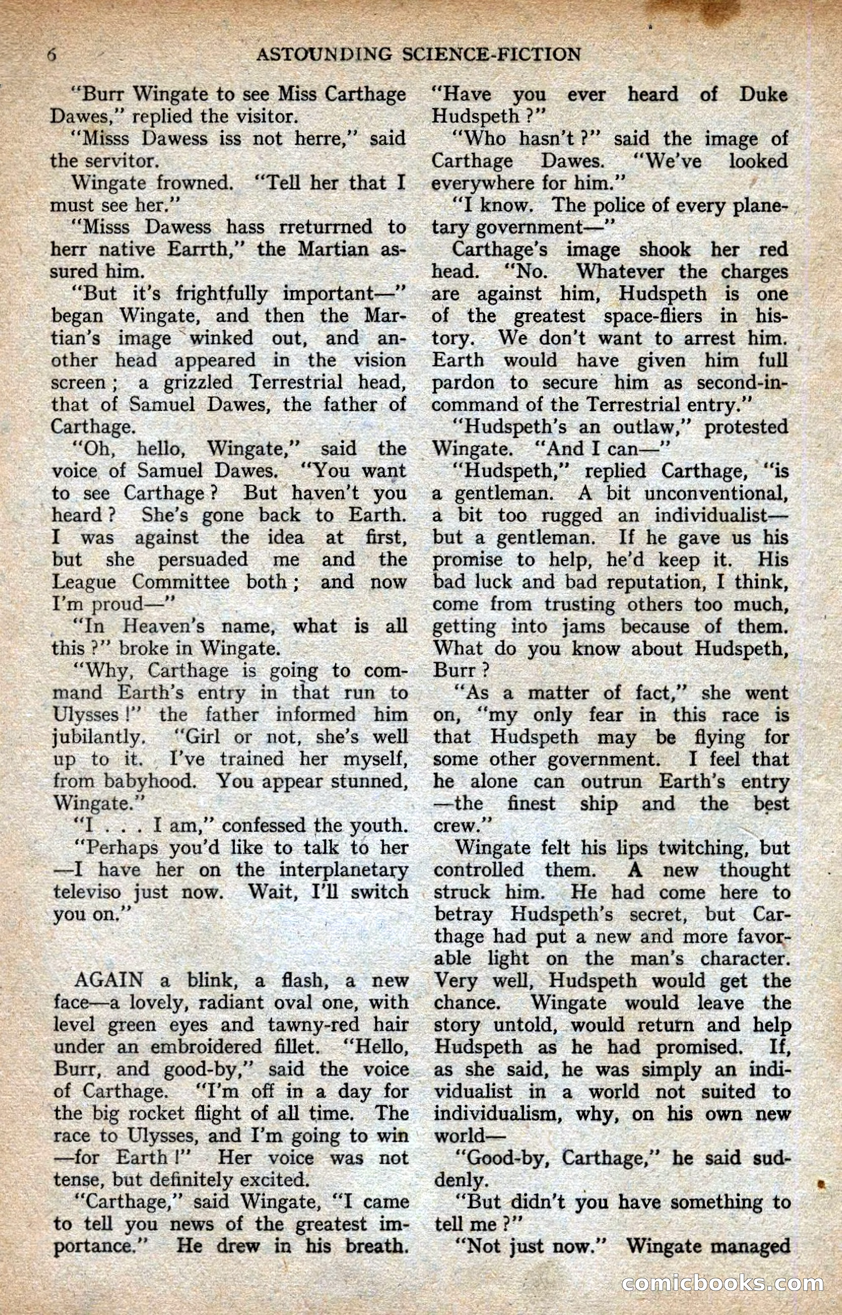 Astounding Stories, British Edition — page 8 of 100