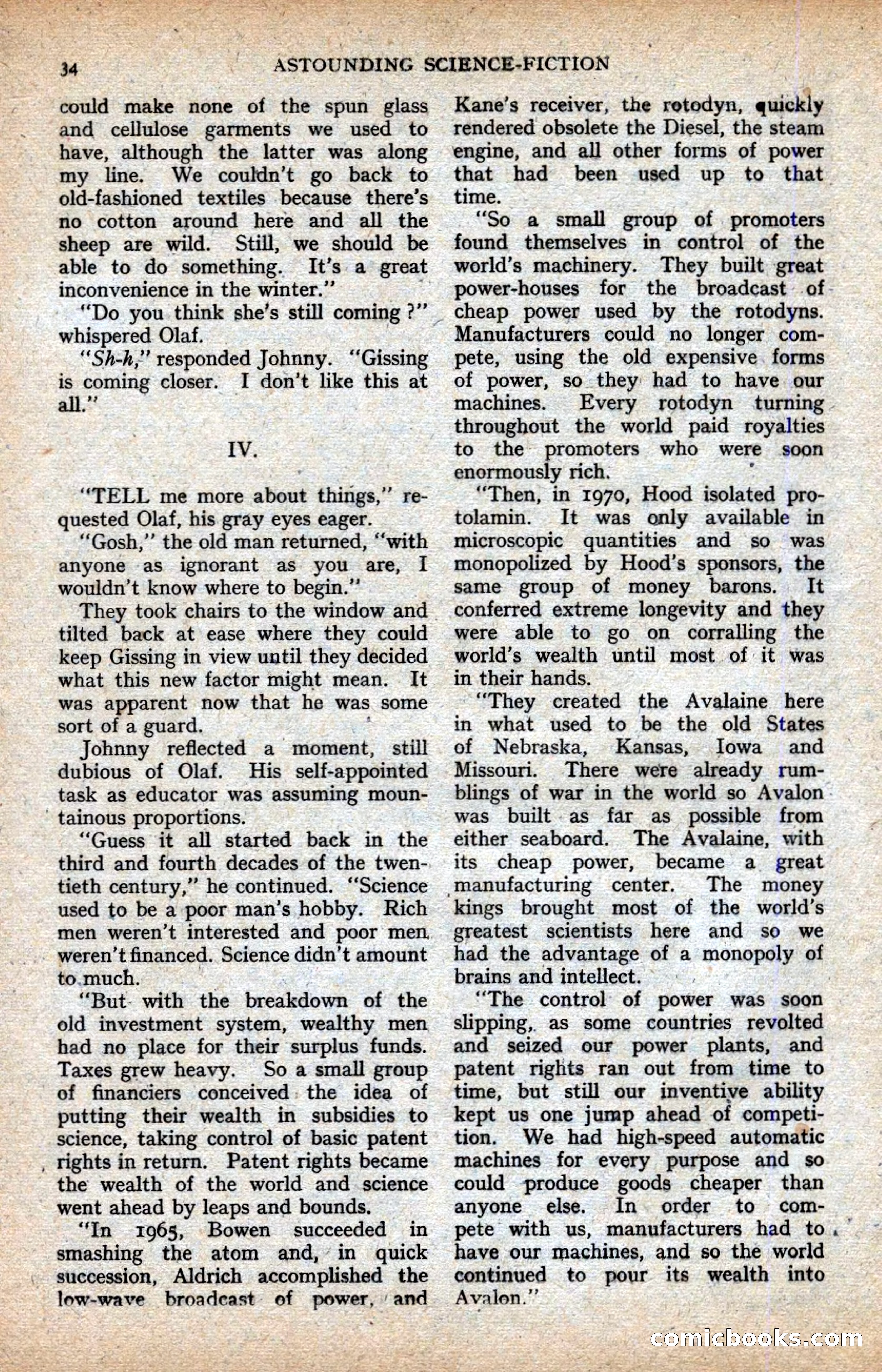 Astounding Stories, British Edition — page 36 of 100