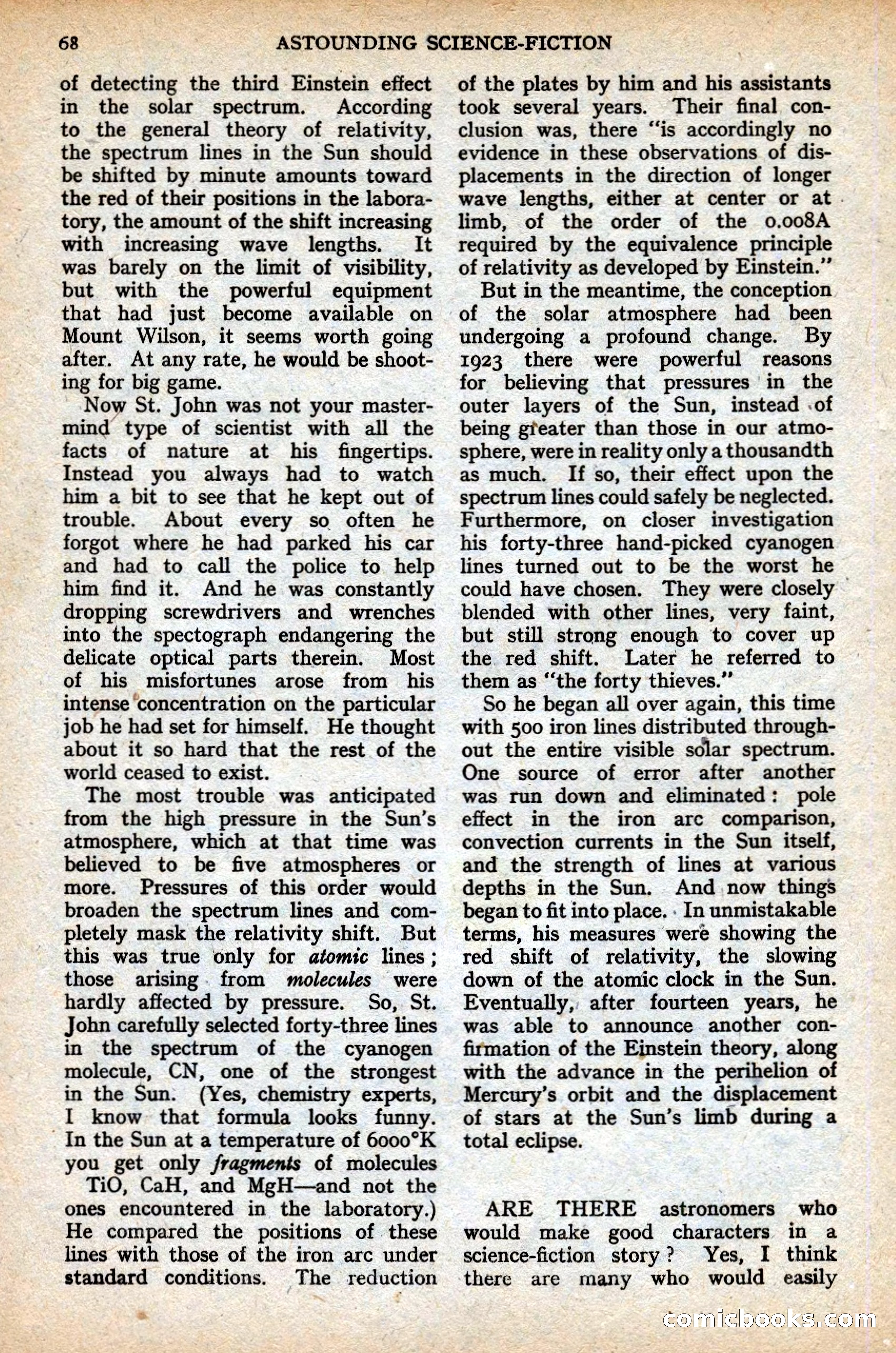 Astounding Stories, British Edition — page 70 of 100