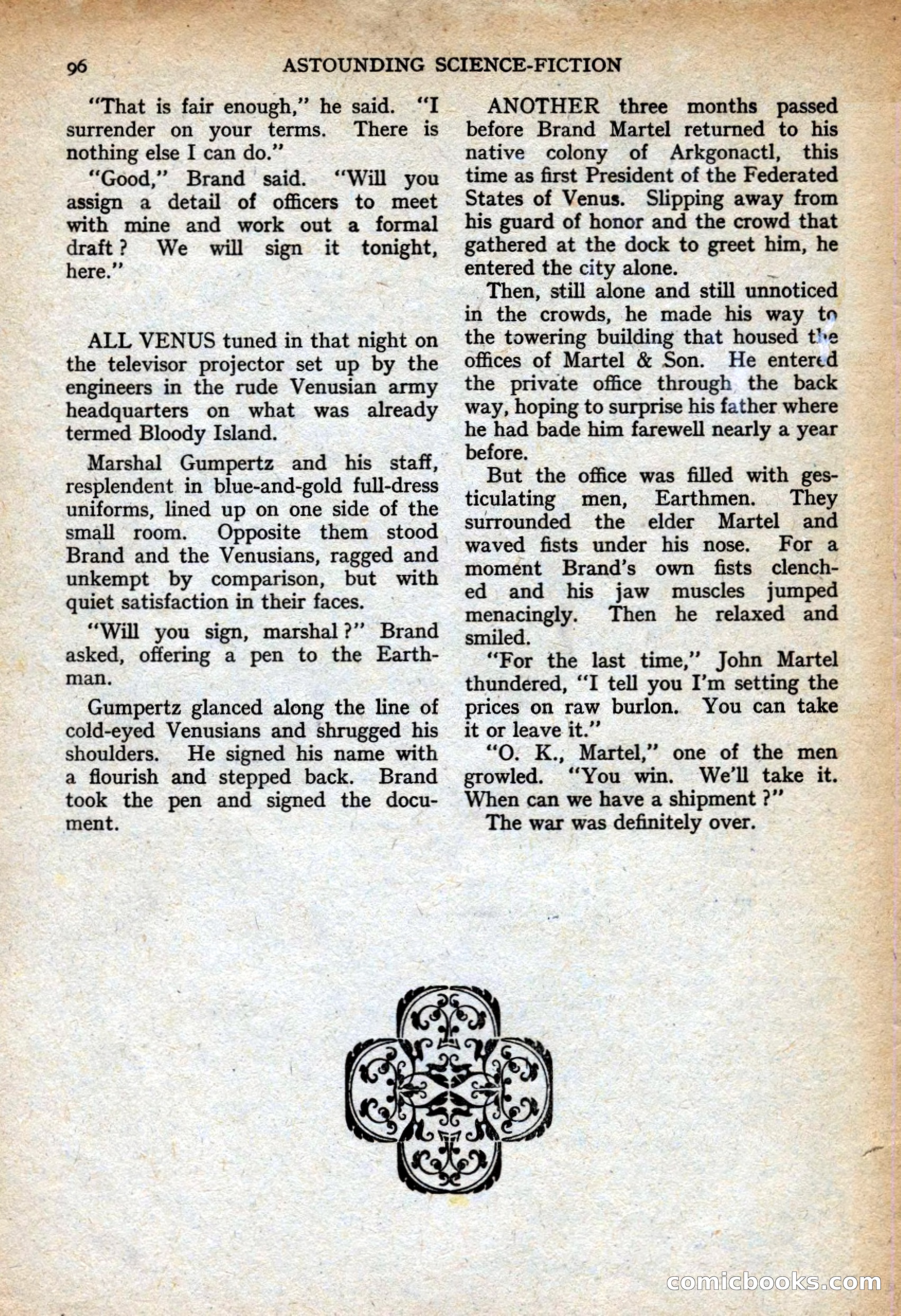 Astounding Stories, British Edition — page 100 of 100