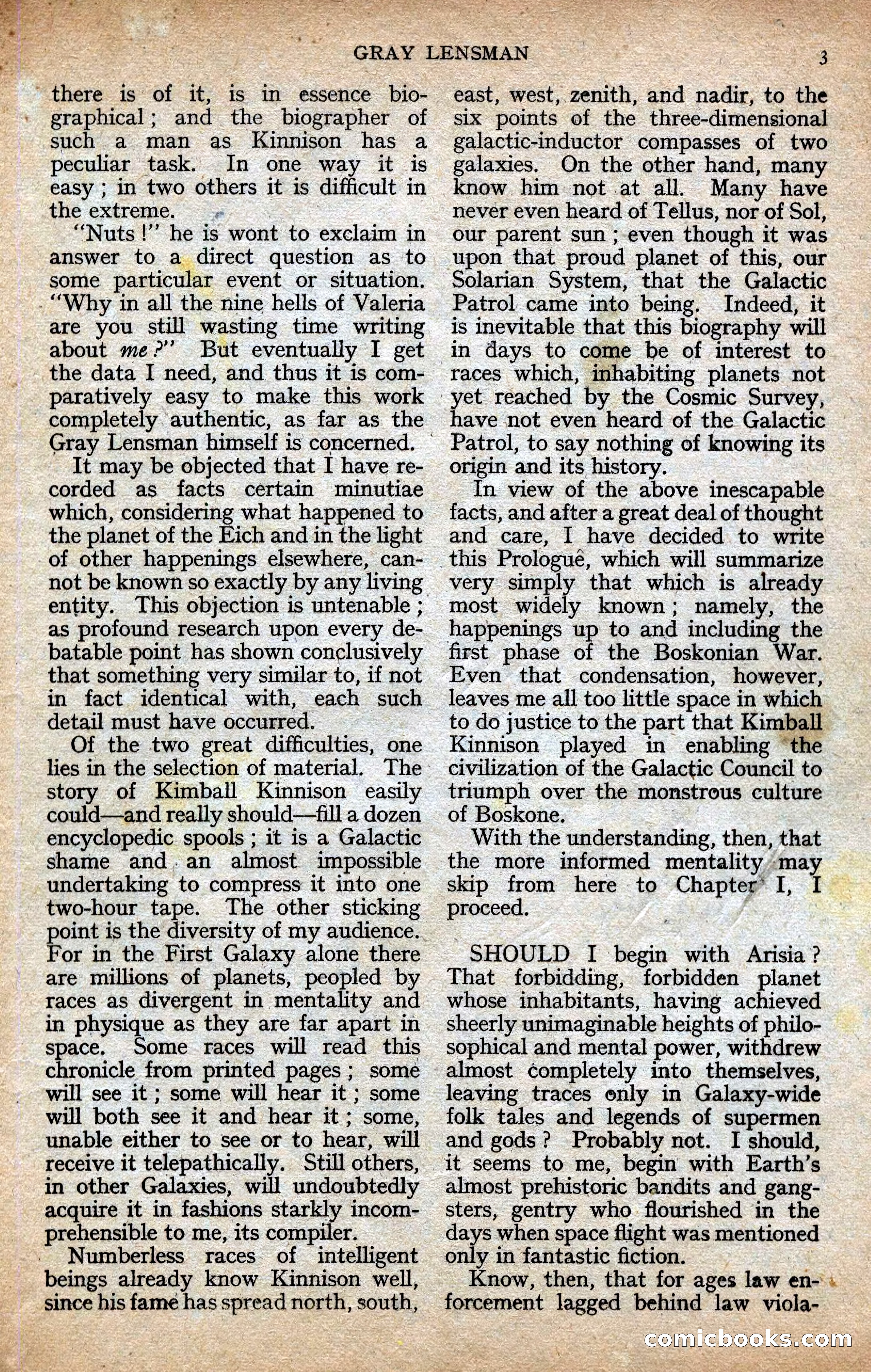 Astounding Science-Fiction, Vol. XXIV No. 2 — page 3 of 98