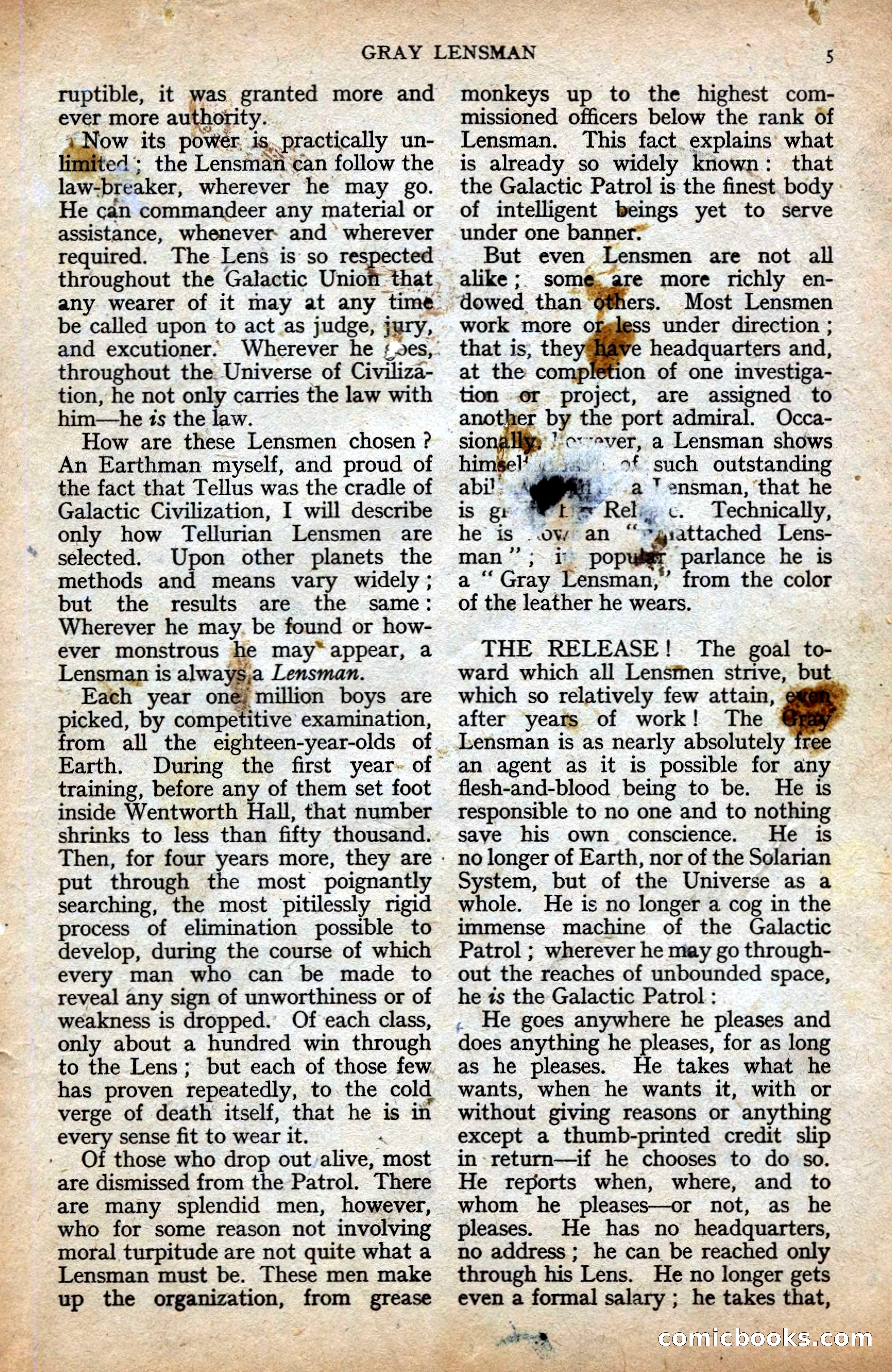 Astounding Science-Fiction, Vol. XXIV No. 2 — page 5 of 98