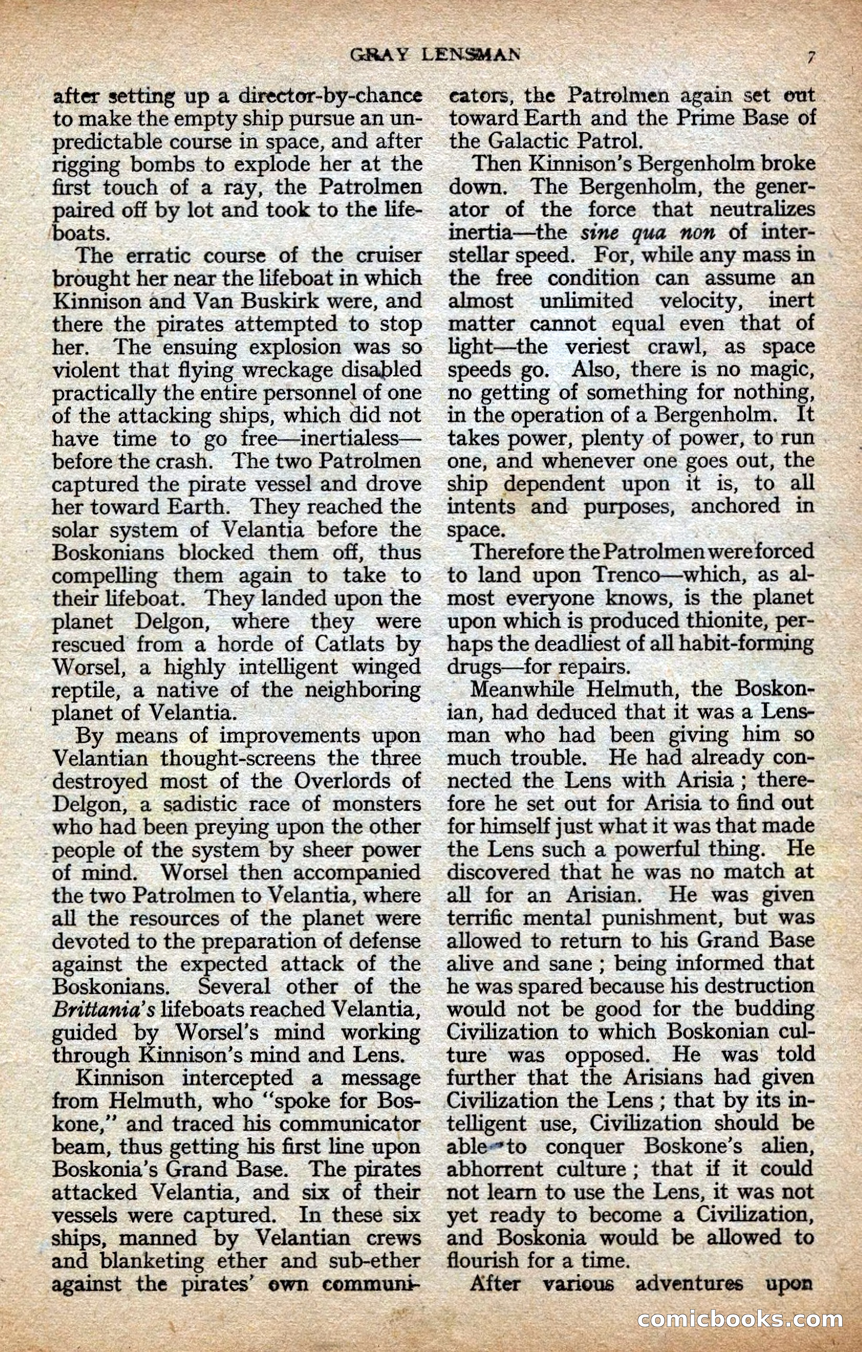 Astounding Science-Fiction, Vol. XXIV No. 2 — page 7 of 98