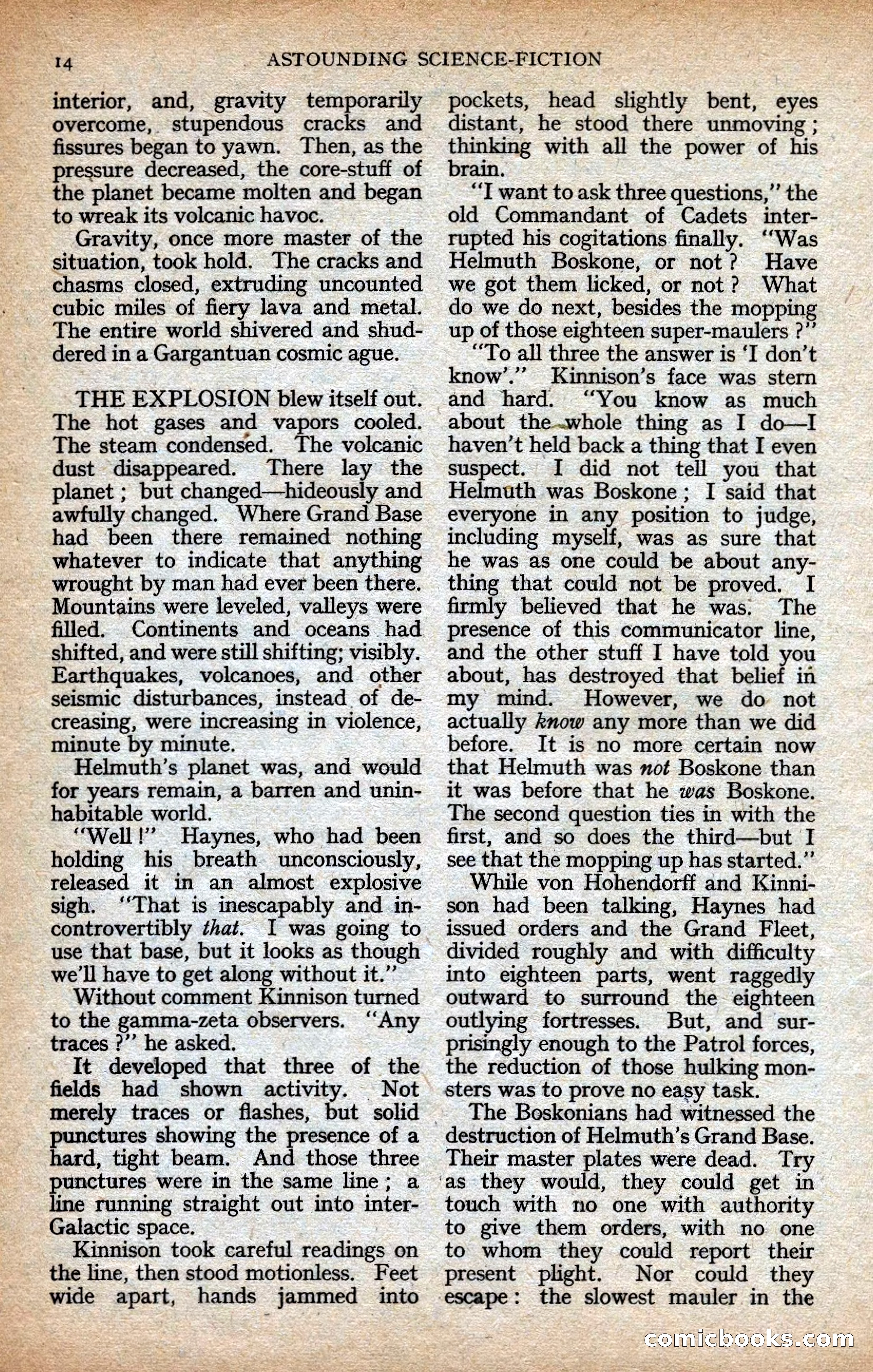 Astounding Science-Fiction, Vol. XXIV No. 2 — page 14 of 98