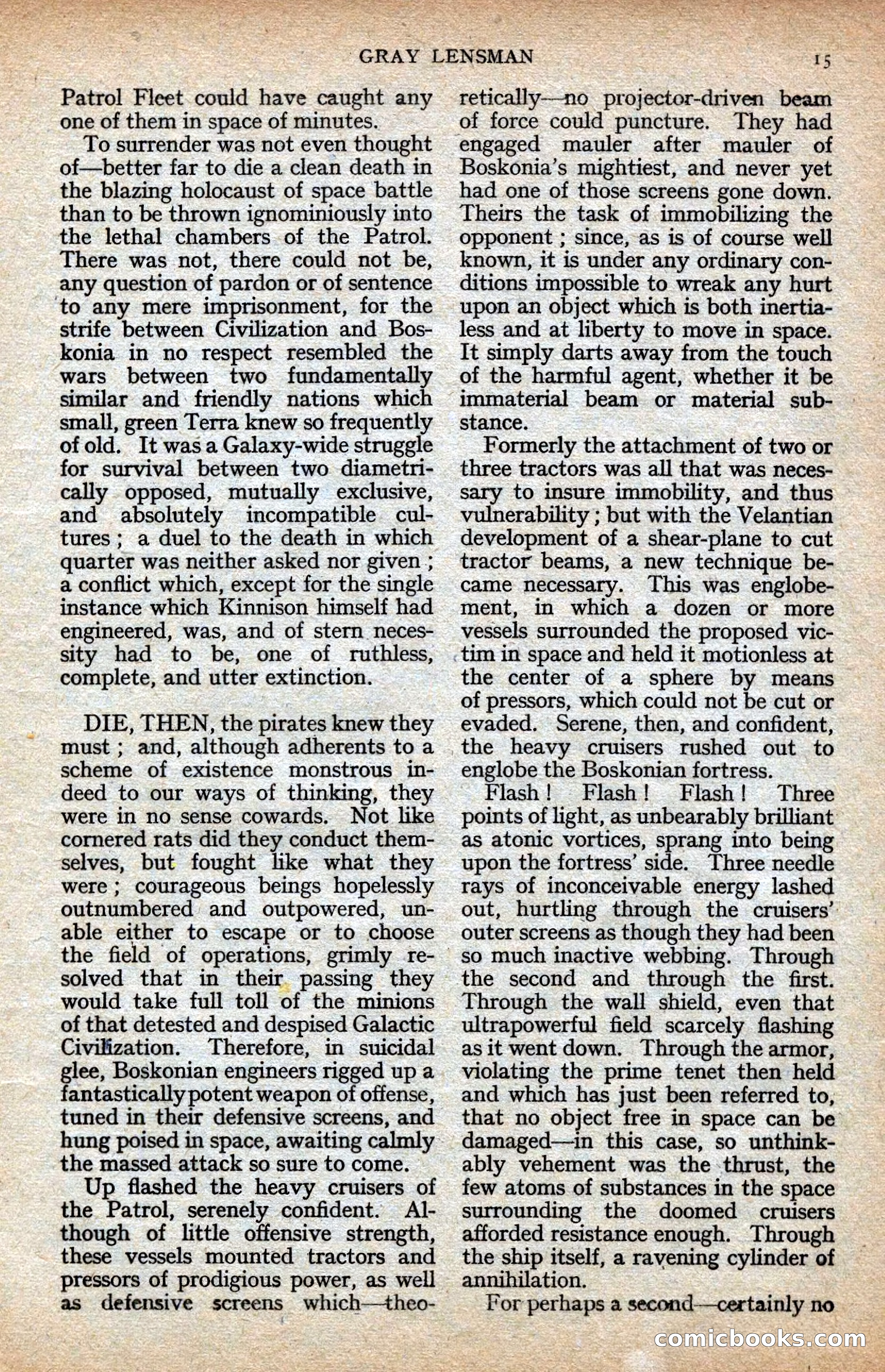 Astounding Science-Fiction, Vol. XXIV No. 2 — page 15 of 98