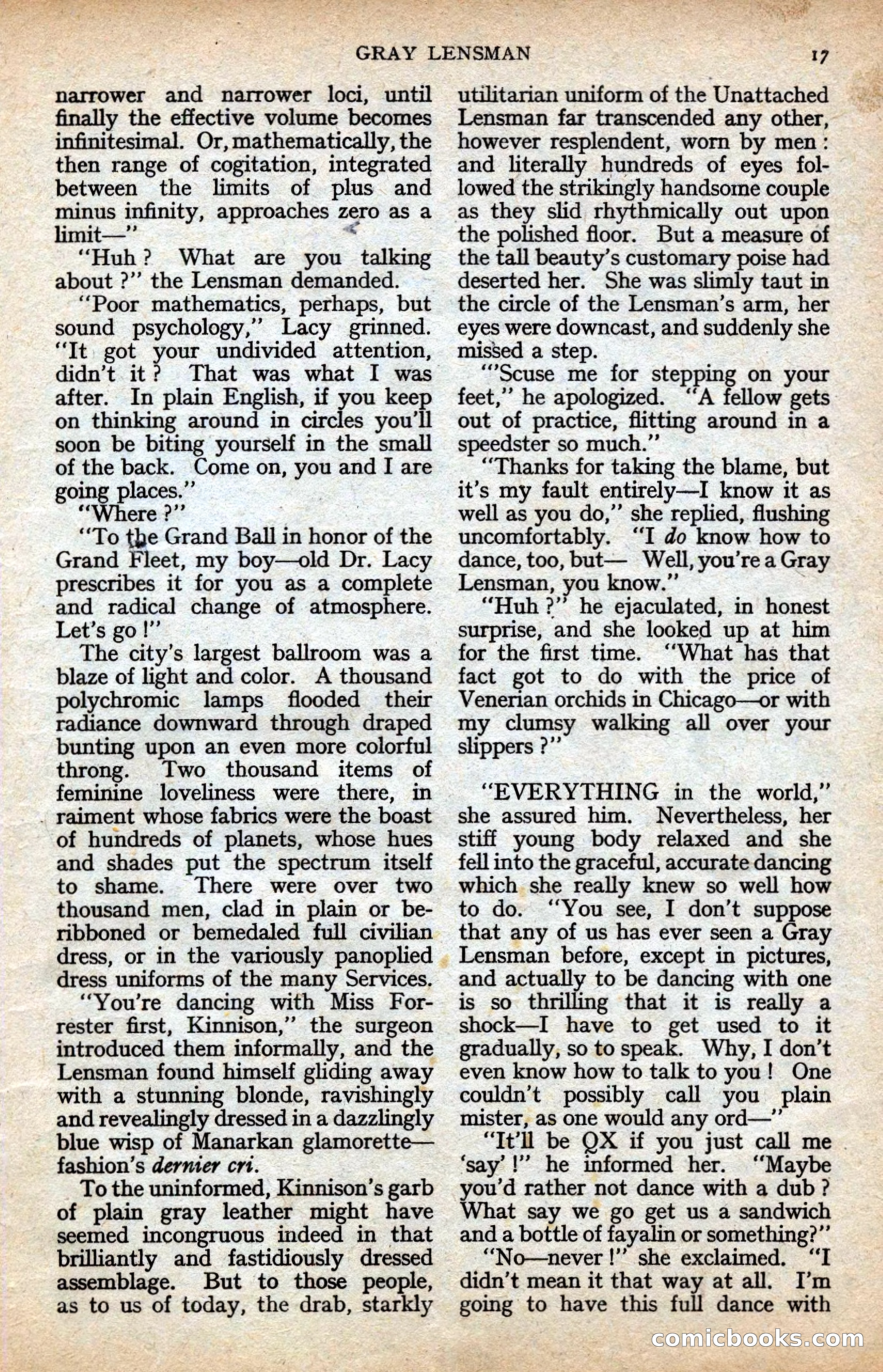 Astounding Science-Fiction, Vol. XXIV No. 2 — page 17 of 98