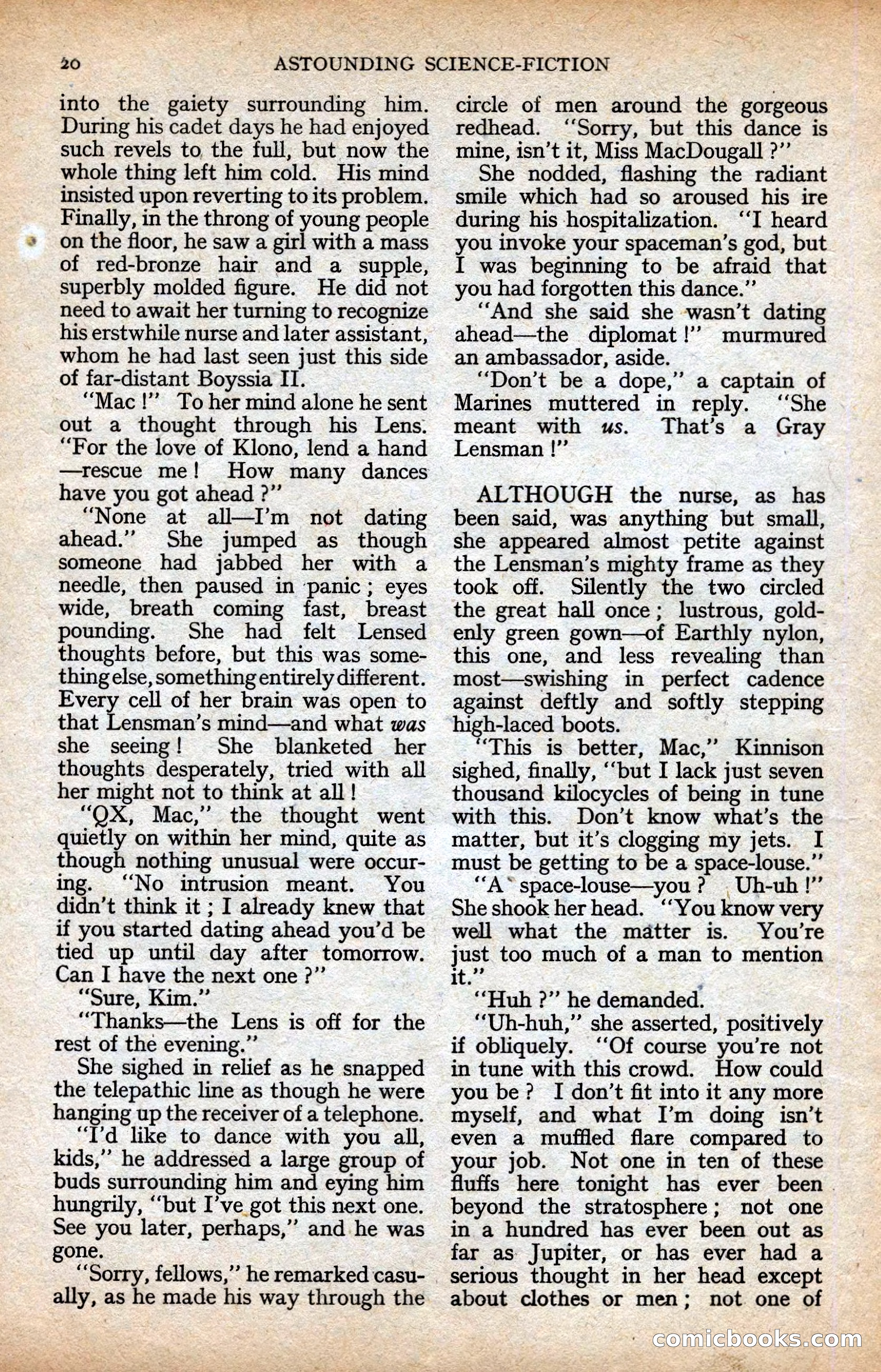 Astounding Science-Fiction, Vol. XXIV No. 2 — page 20 of 98