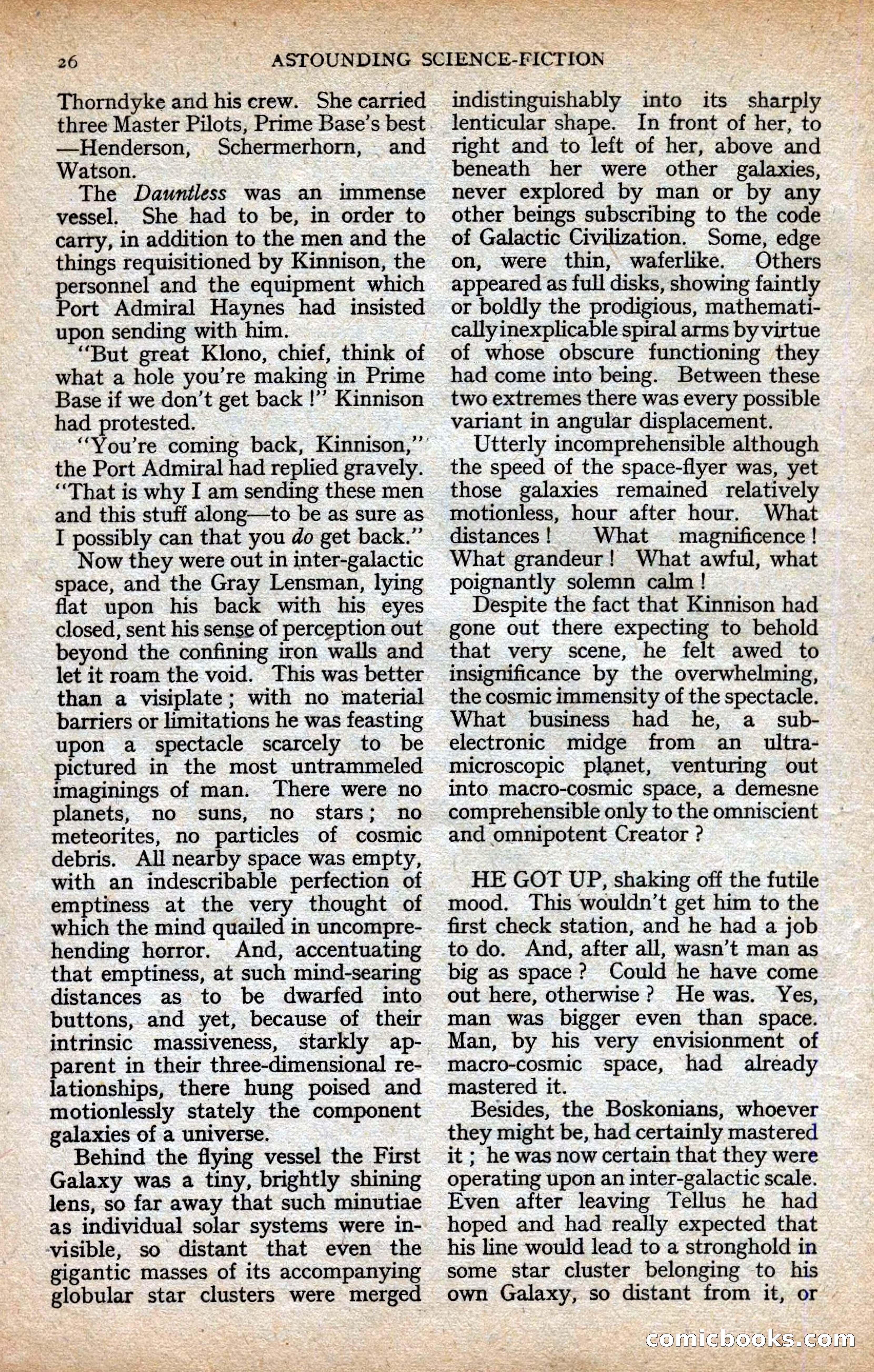 Astounding Science-Fiction, Vol. XXIV No. 2 — page 26 of 98