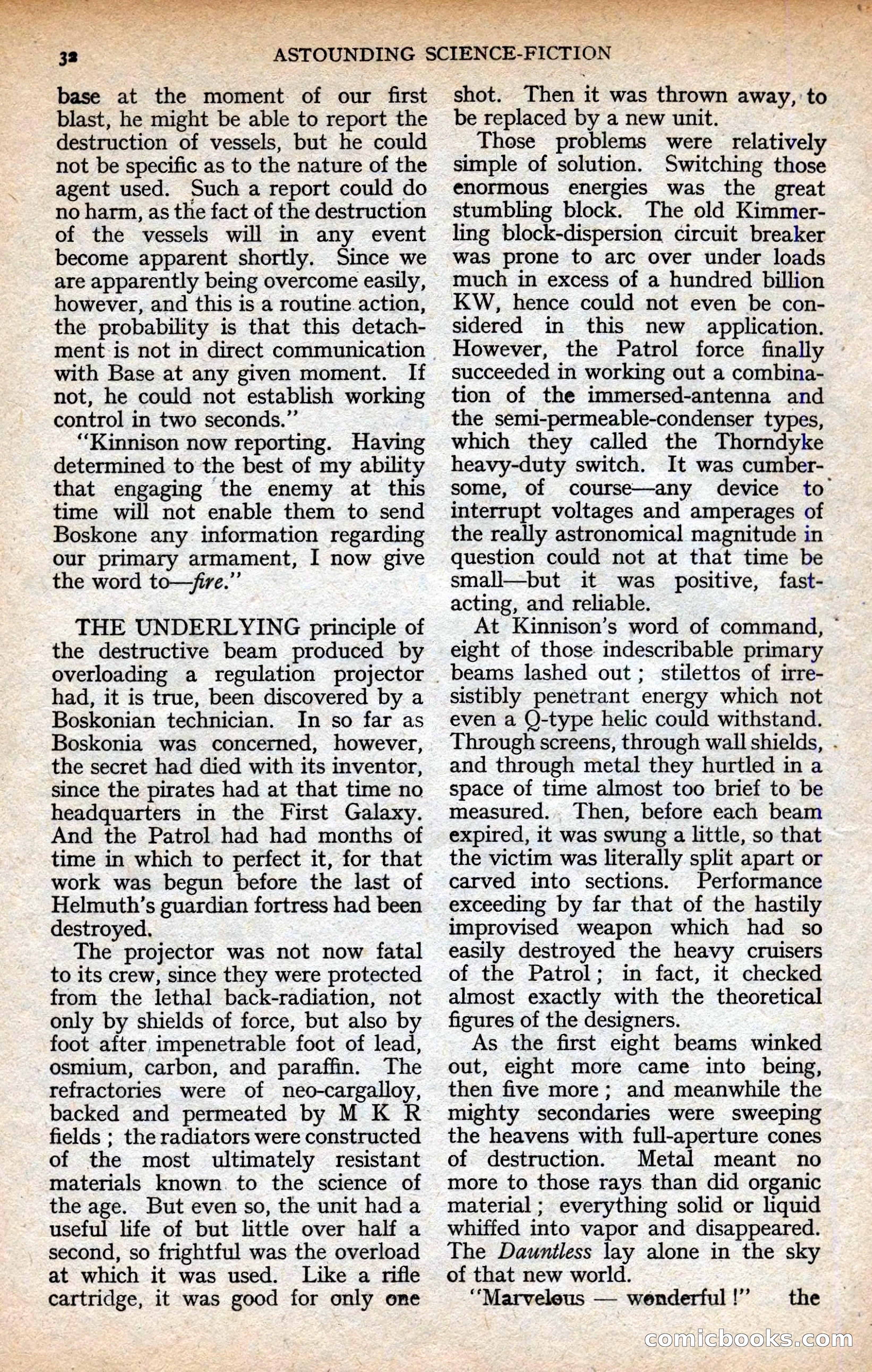 Astounding Science-Fiction, Vol. XXIV No. 2 — page 32 of 98