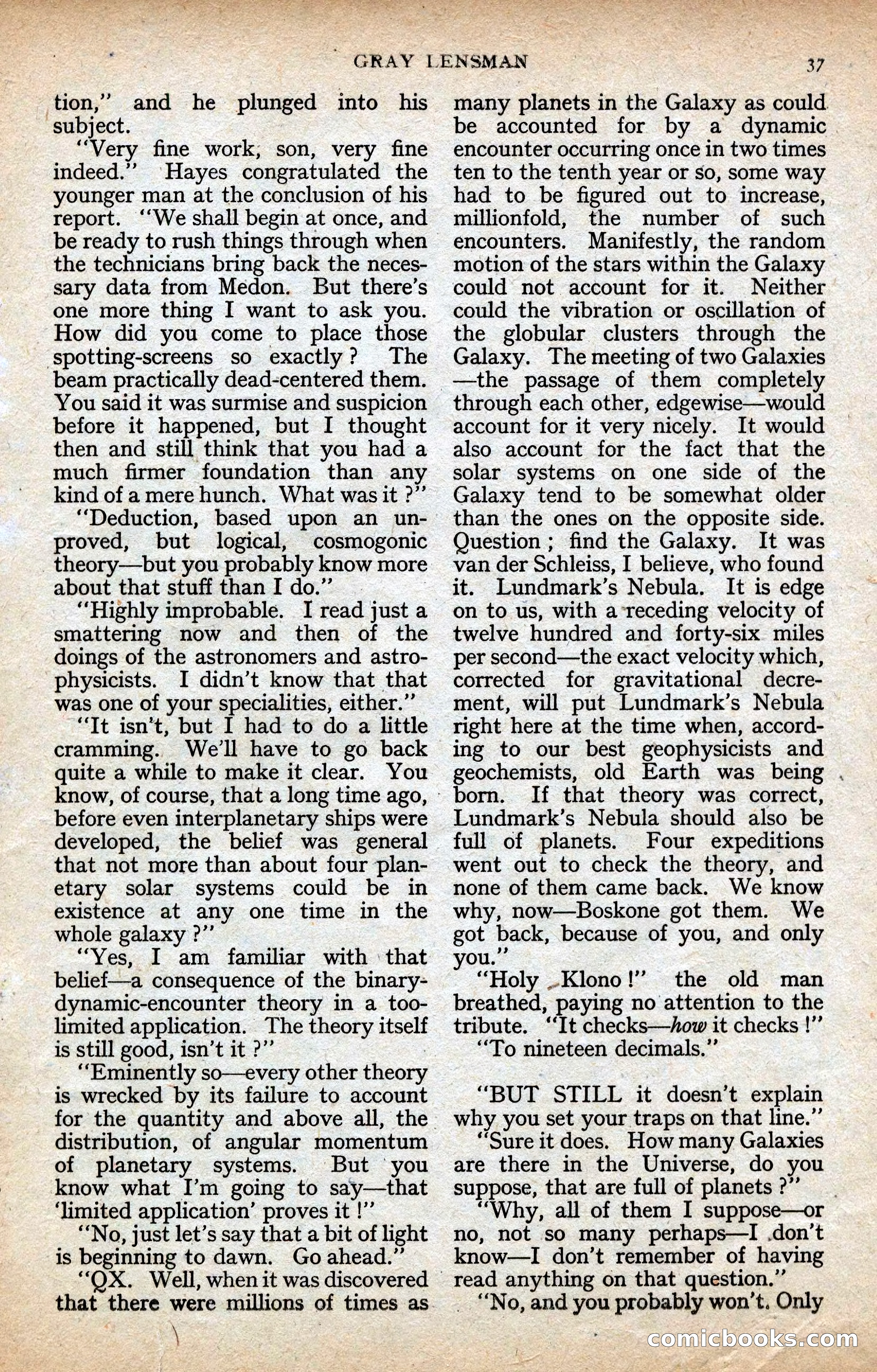 Astounding Science-Fiction, Vol. XXIV No. 2 — page 37 of 98