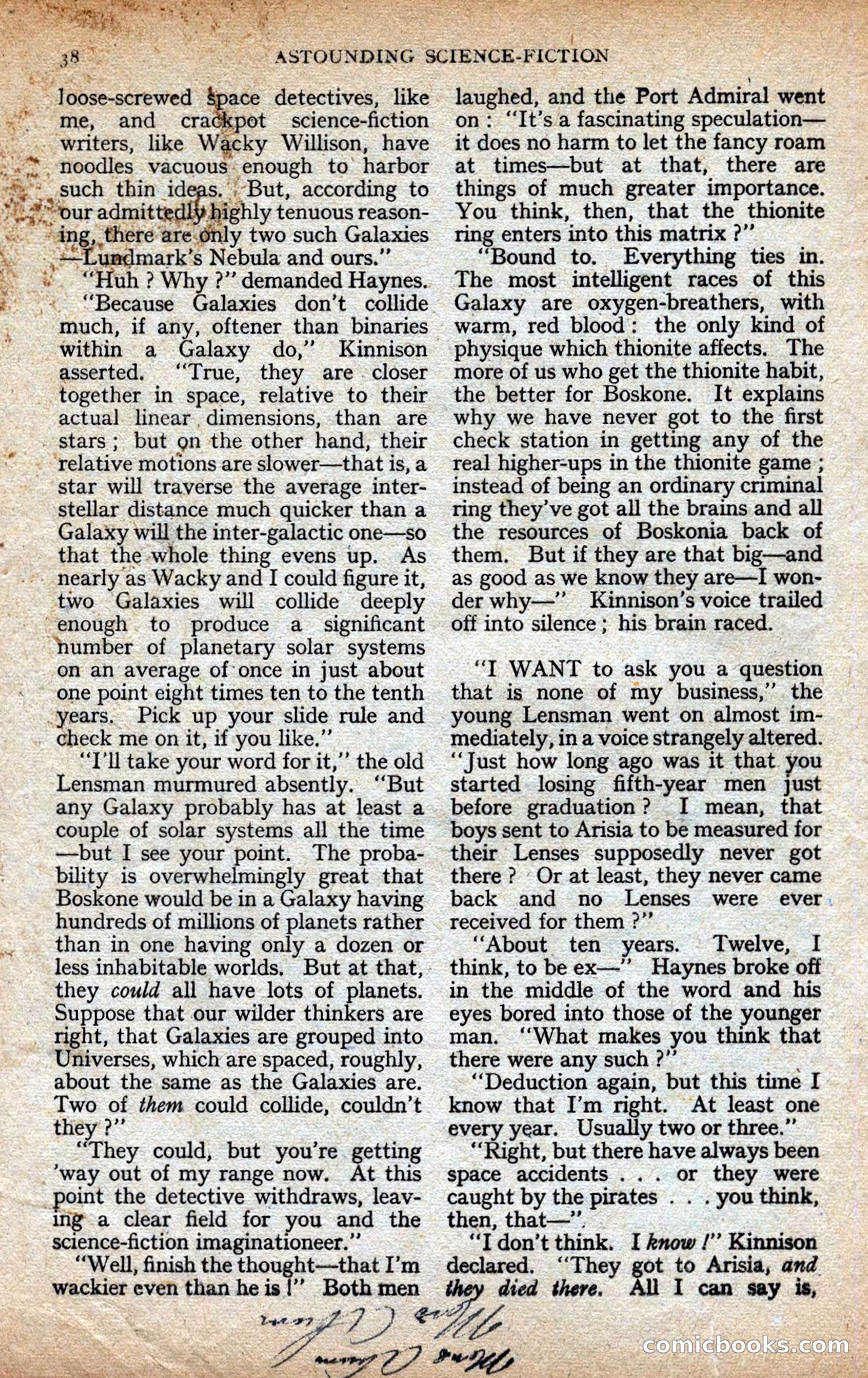 Astounding Science-Fiction, Vol. XXIV No. 2 — page 38 of 98