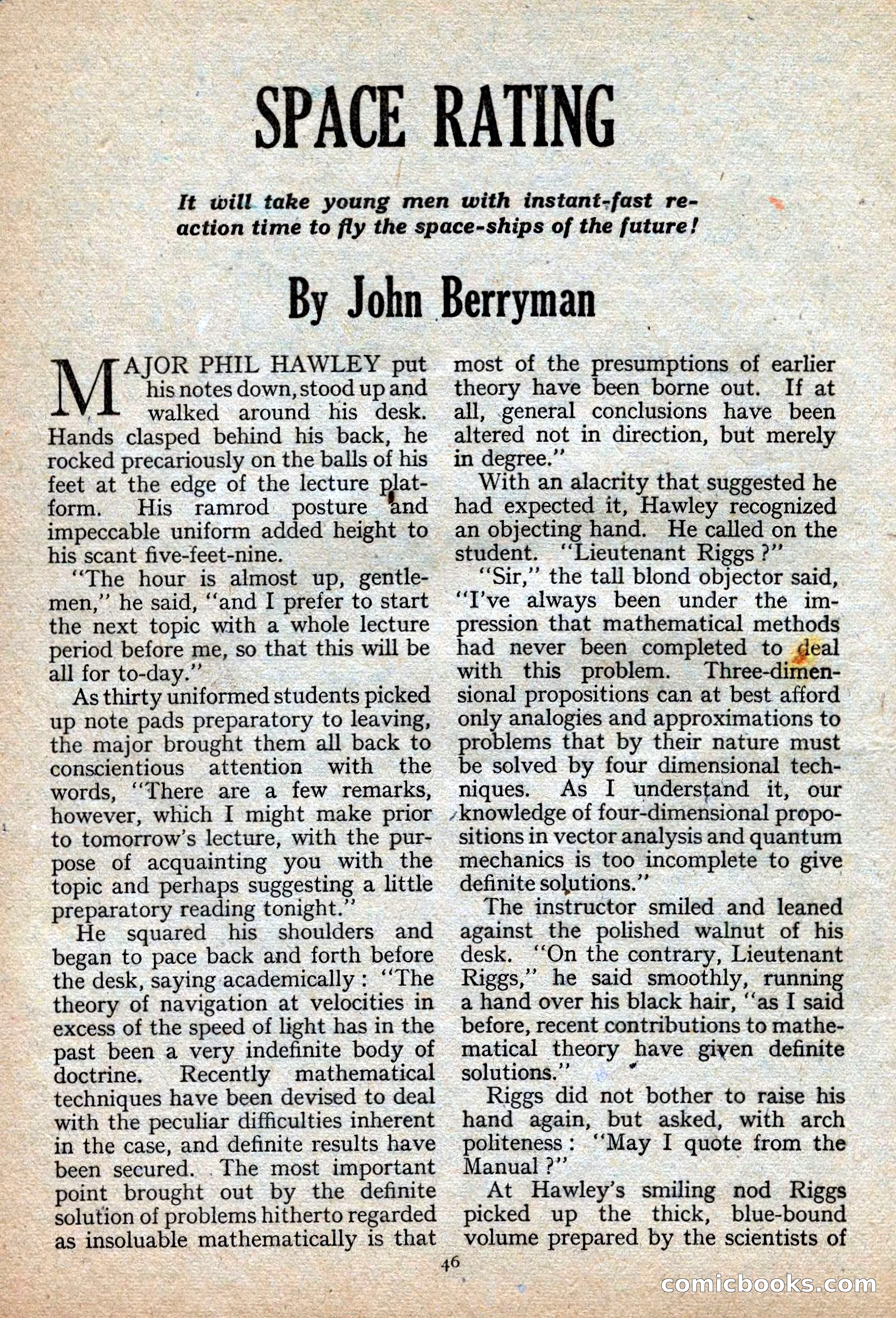 Astounding Science-Fiction, Vol. XXIV No. 2 — page 46 of 98