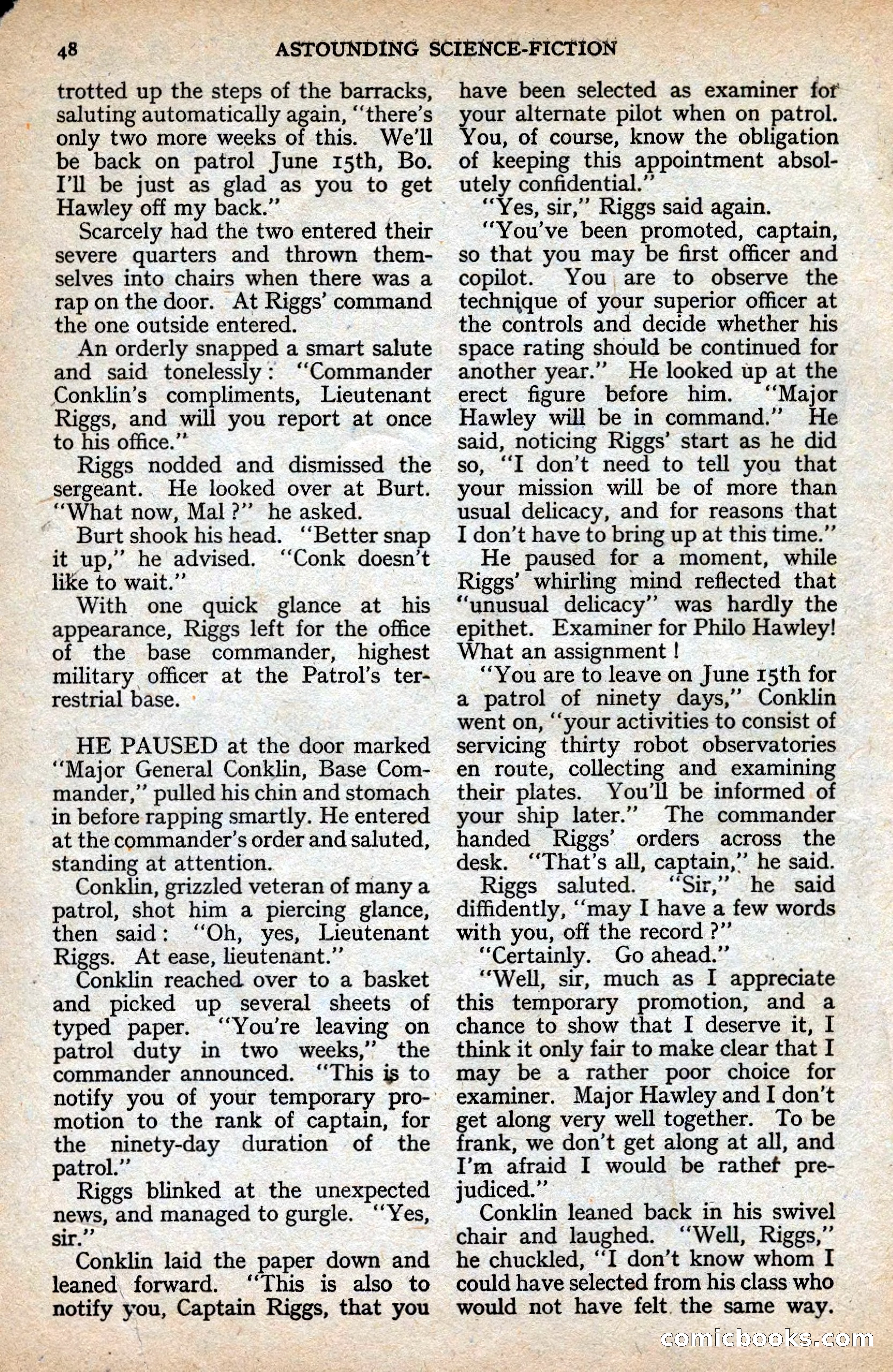 Astounding Science-Fiction, Vol. XXIV No. 2 — page 48 of 98