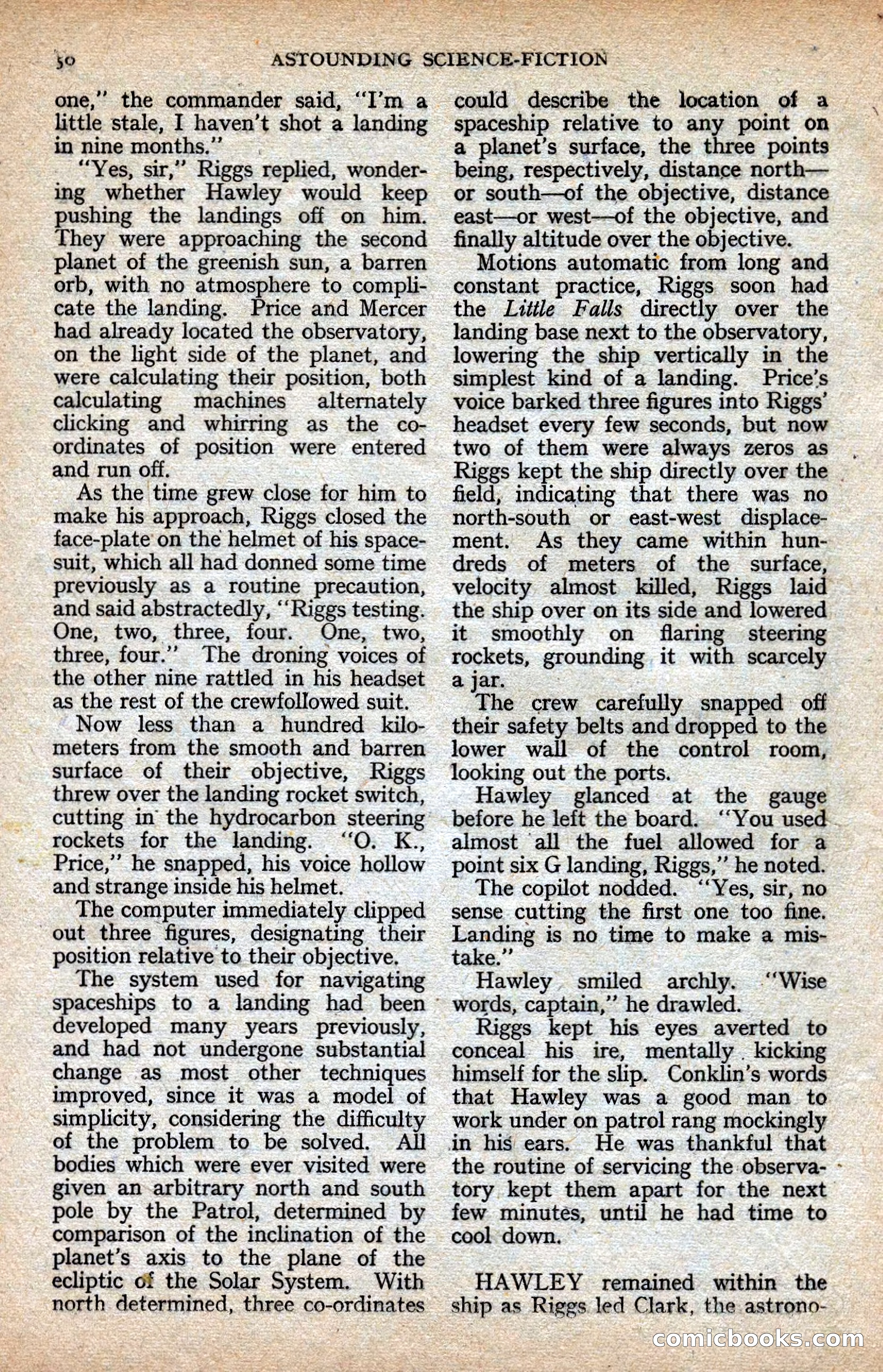 Astounding Science-Fiction, Vol. XXIV No. 2 — page 50 of 98