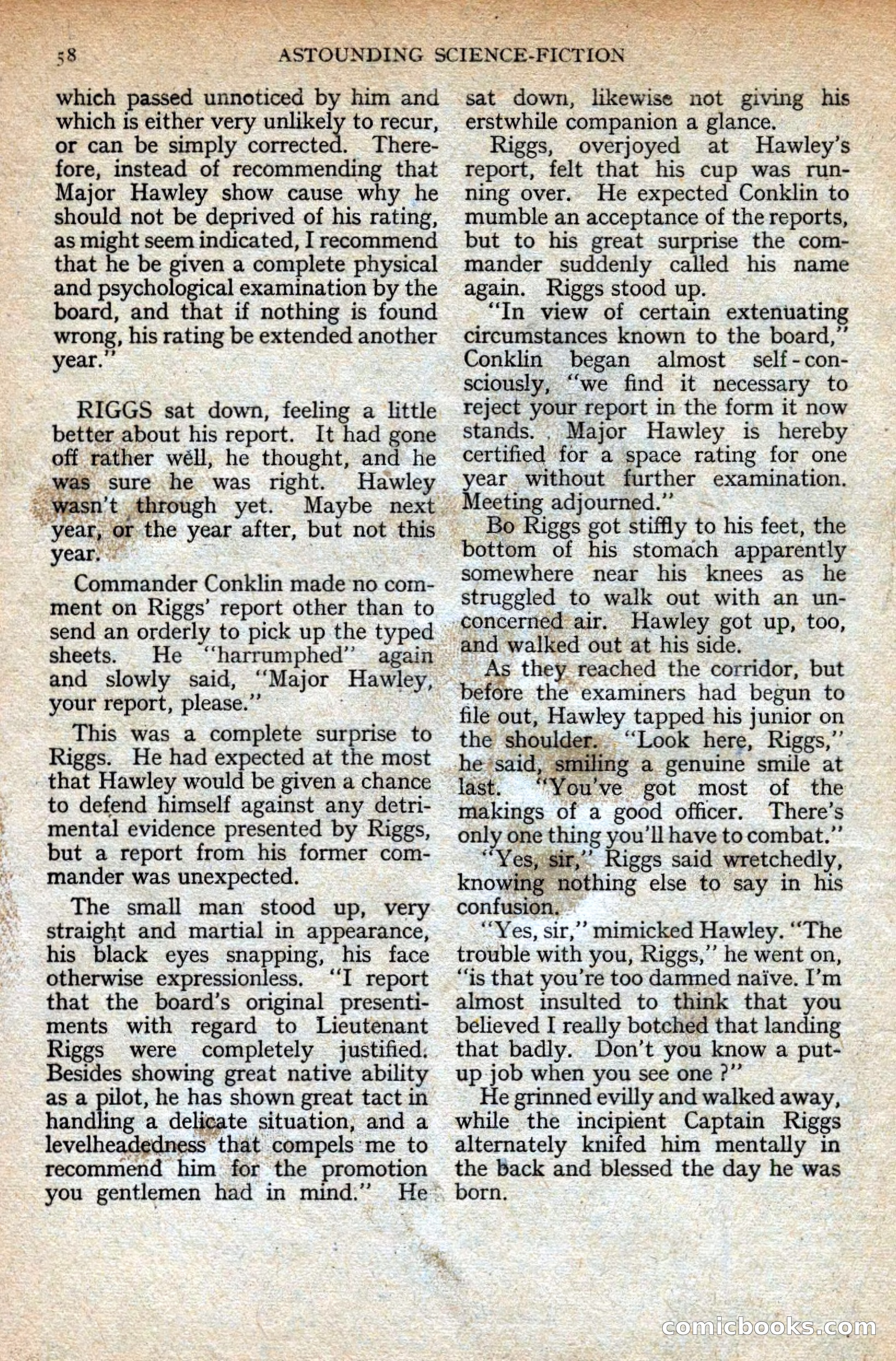 Astounding Science-Fiction, Vol. XXIV No. 2 — page 58 of 98