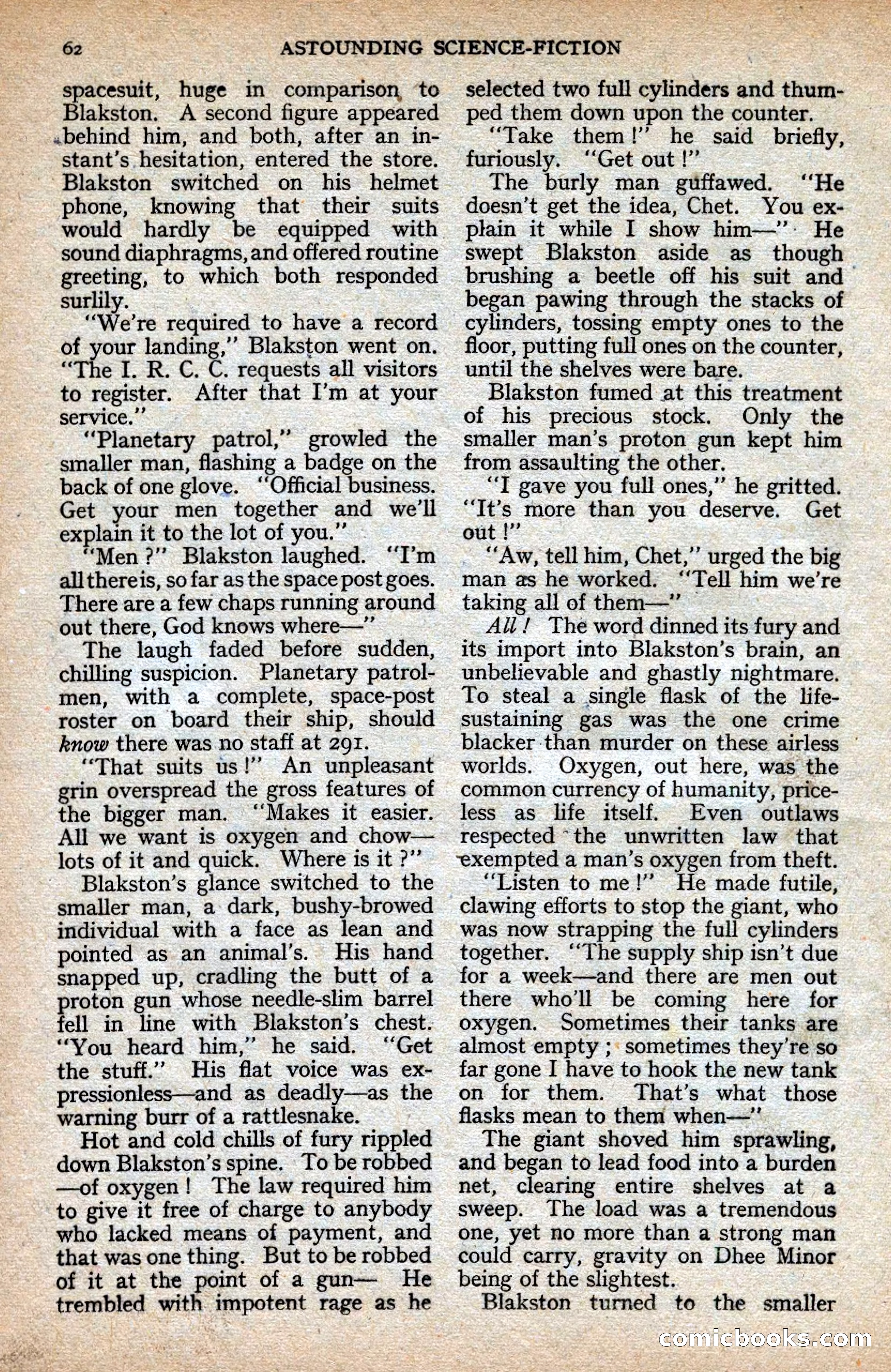 Astounding Science-Fiction, Vol. XXIV No. 2 — page 62 of 98