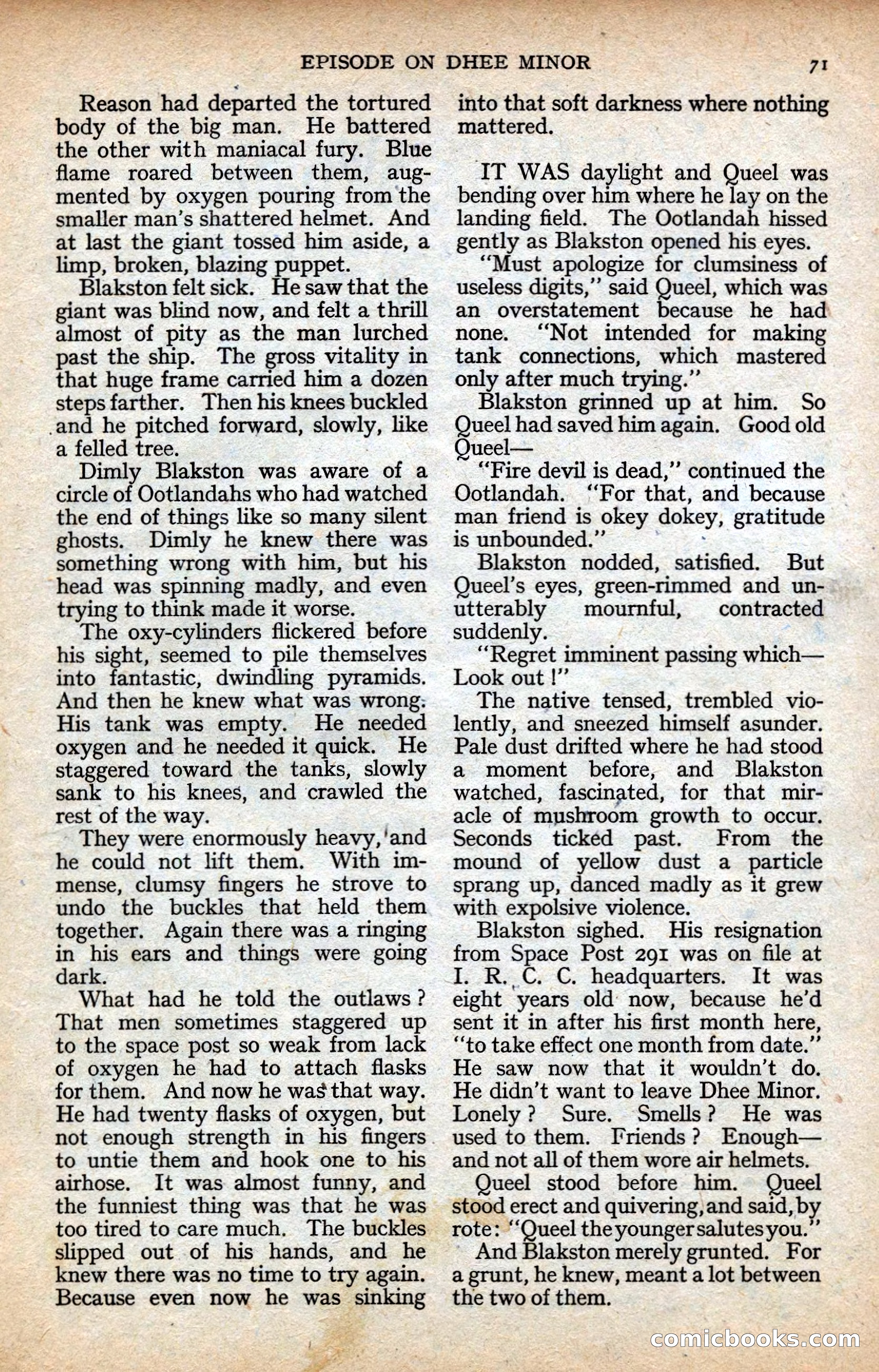 Astounding Science-Fiction, Vol. XXIV No. 2 — page 71 of 98