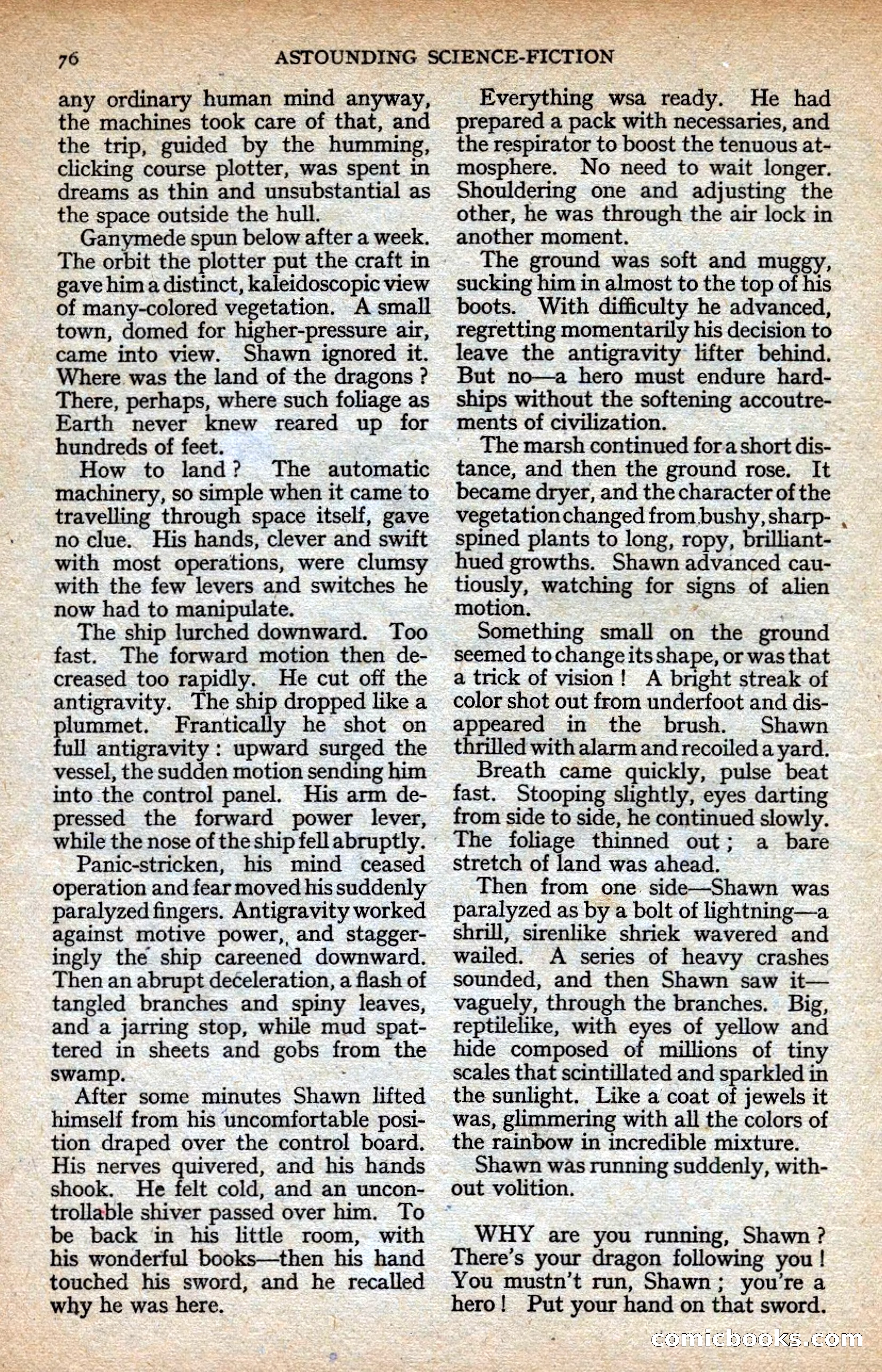 Astounding Science-Fiction, Vol. XXIV No. 2 — page 76 of 98