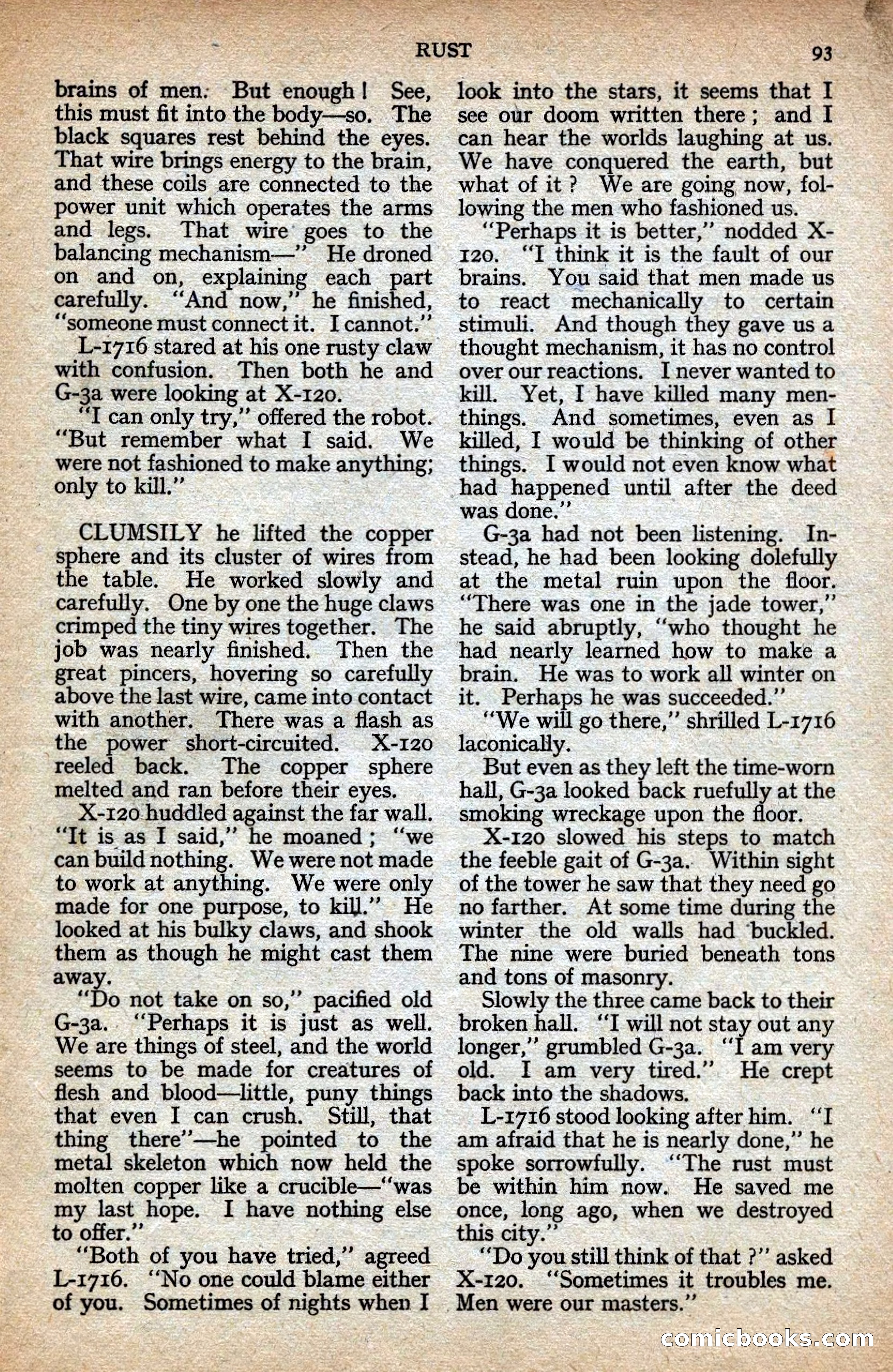 Astounding Science-Fiction, Vol. XXIV No. 2 — page 93 of 98