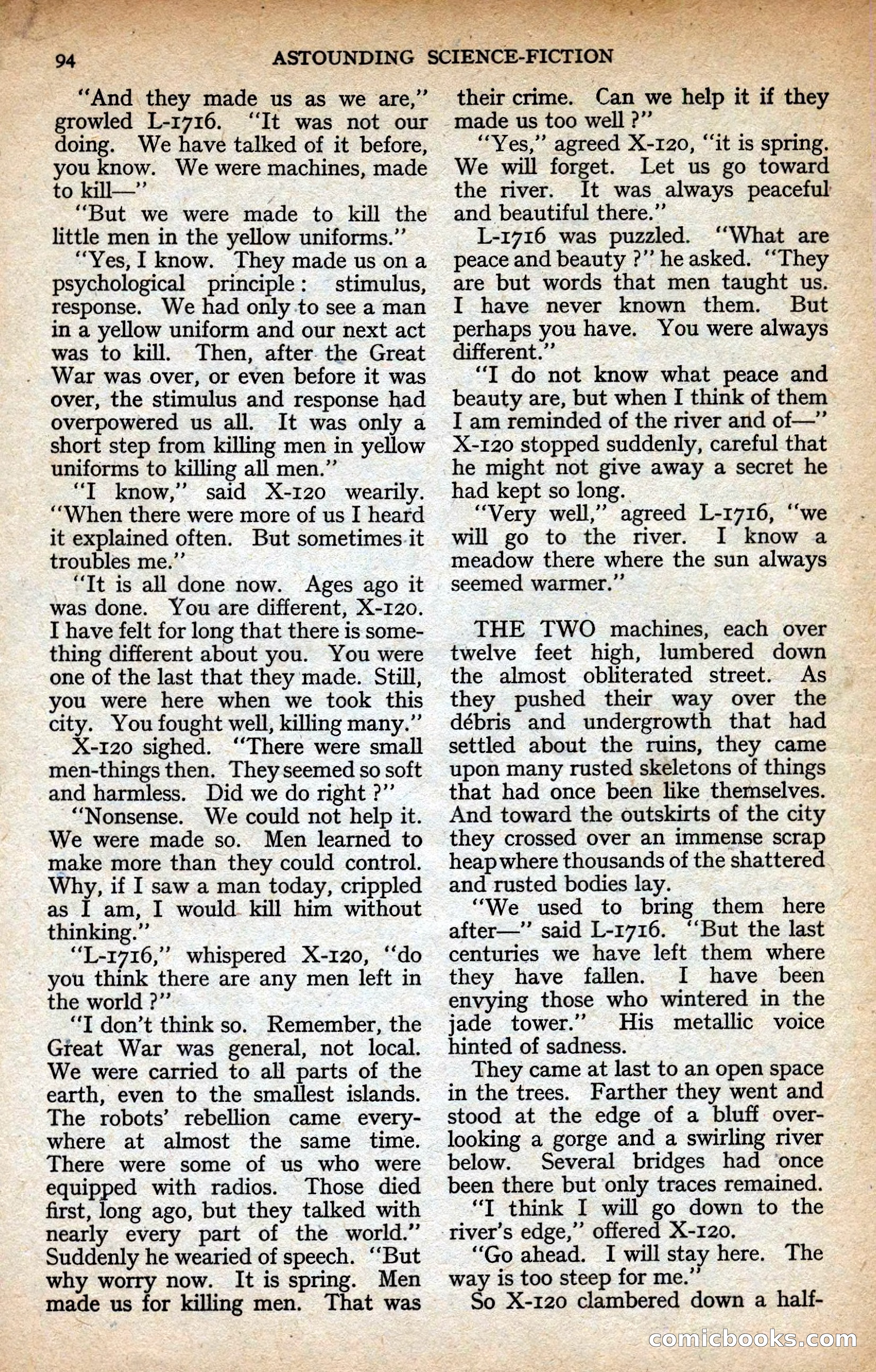 Astounding Science-Fiction, Vol. XXIV No. 2 — page 94 of 98