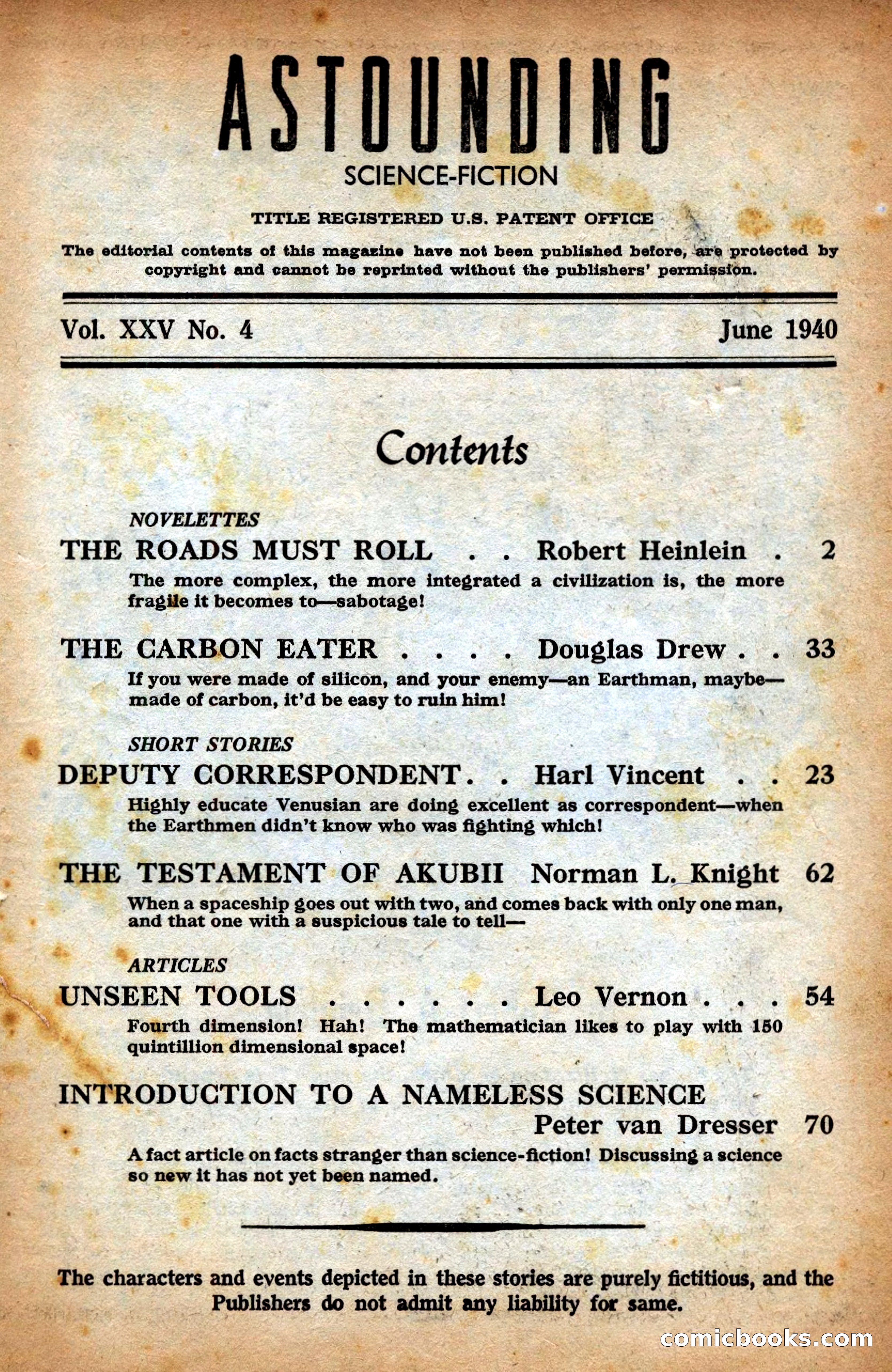 Astounding British Ed. Vol. 1 No. 11 — page 3 of 84