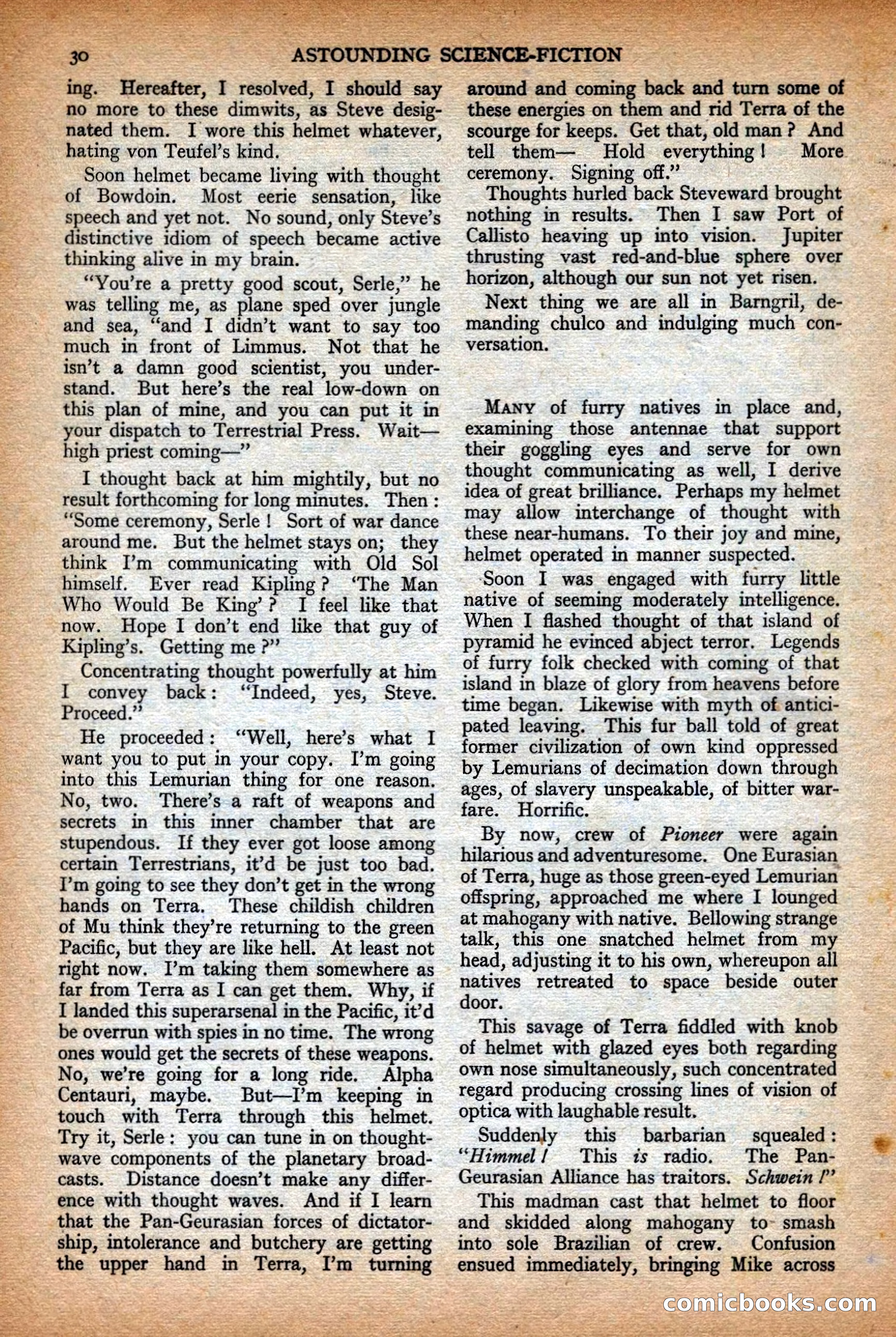 Astounding British Ed. Vol. 1 No. 11 — page 32 of 84