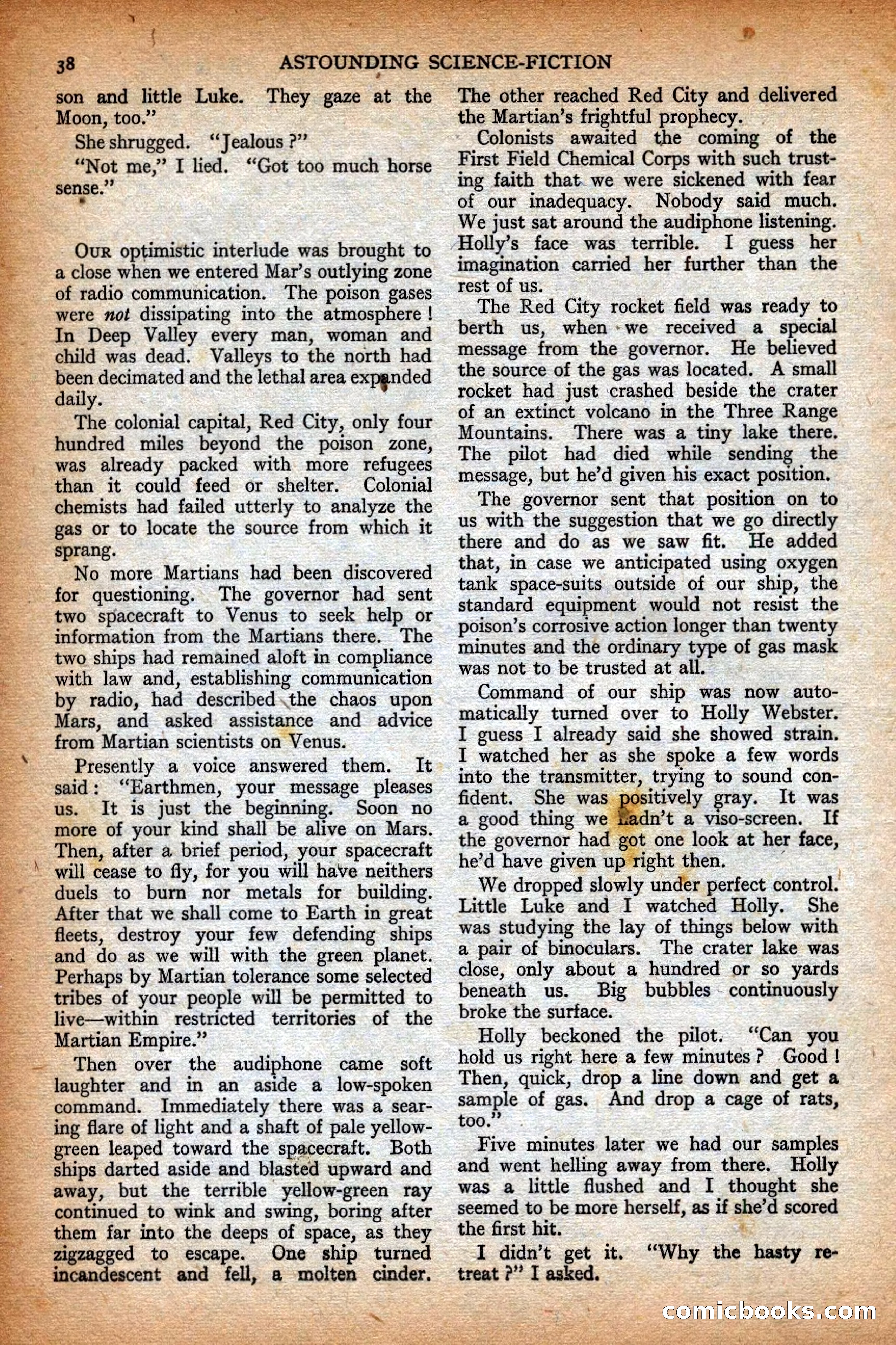 Astounding British Ed. Vol. 1 No. 11 — page 40 of 84