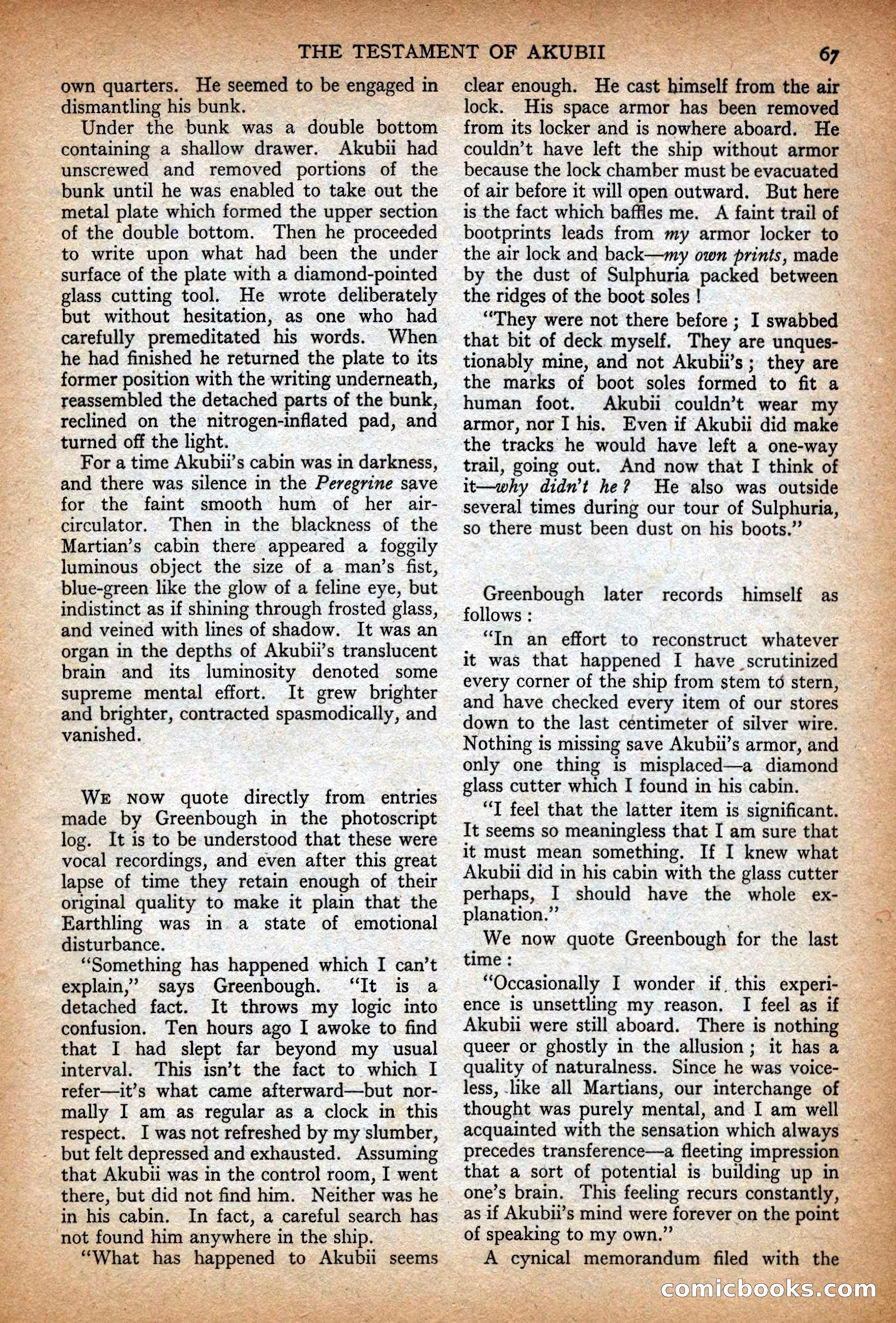 Astounding British Ed. Vol. 1 No. 11 — page 69 of 84