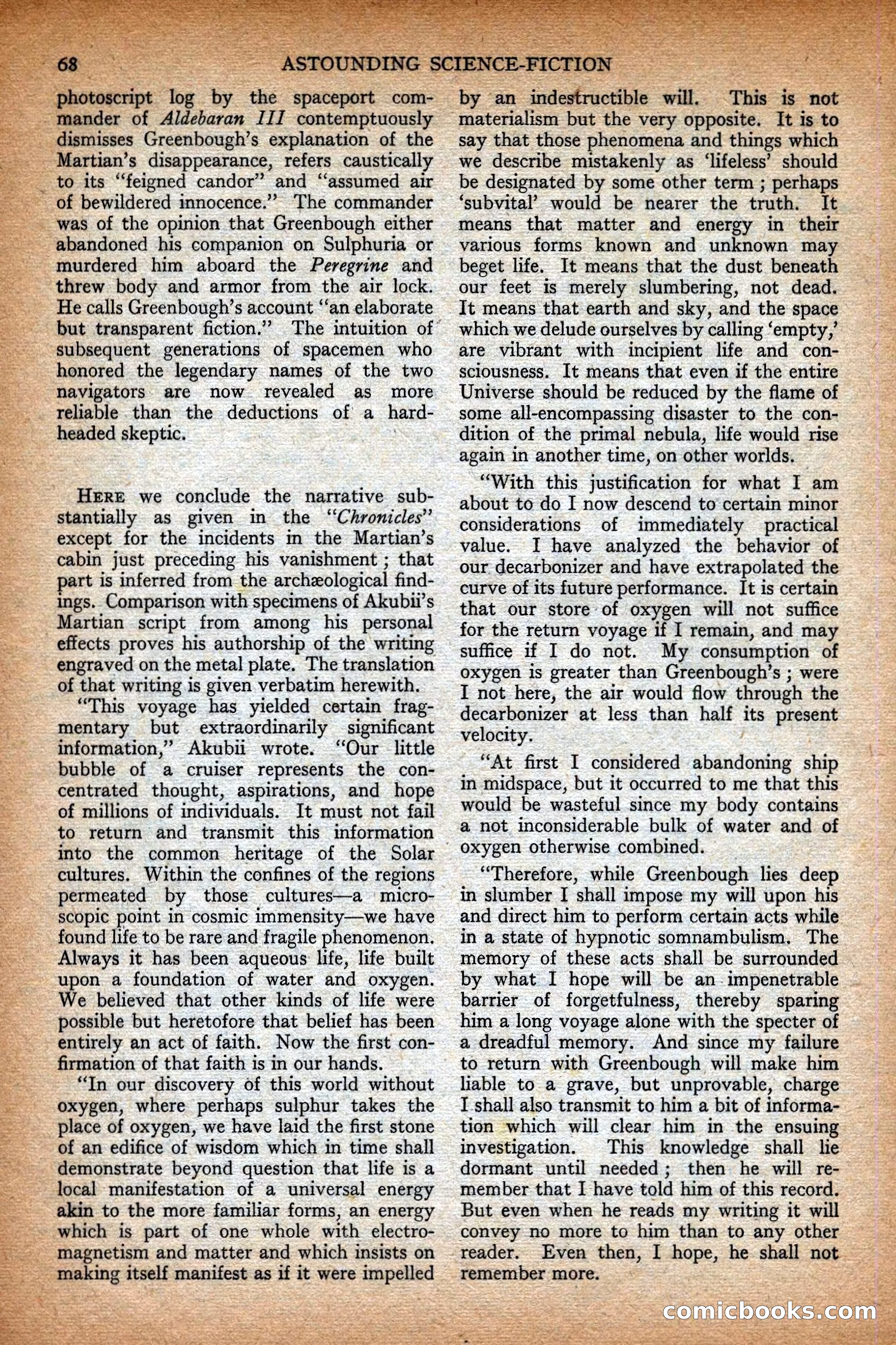 Astounding British Ed. Vol. 1 No. 11 — page 70 of 84