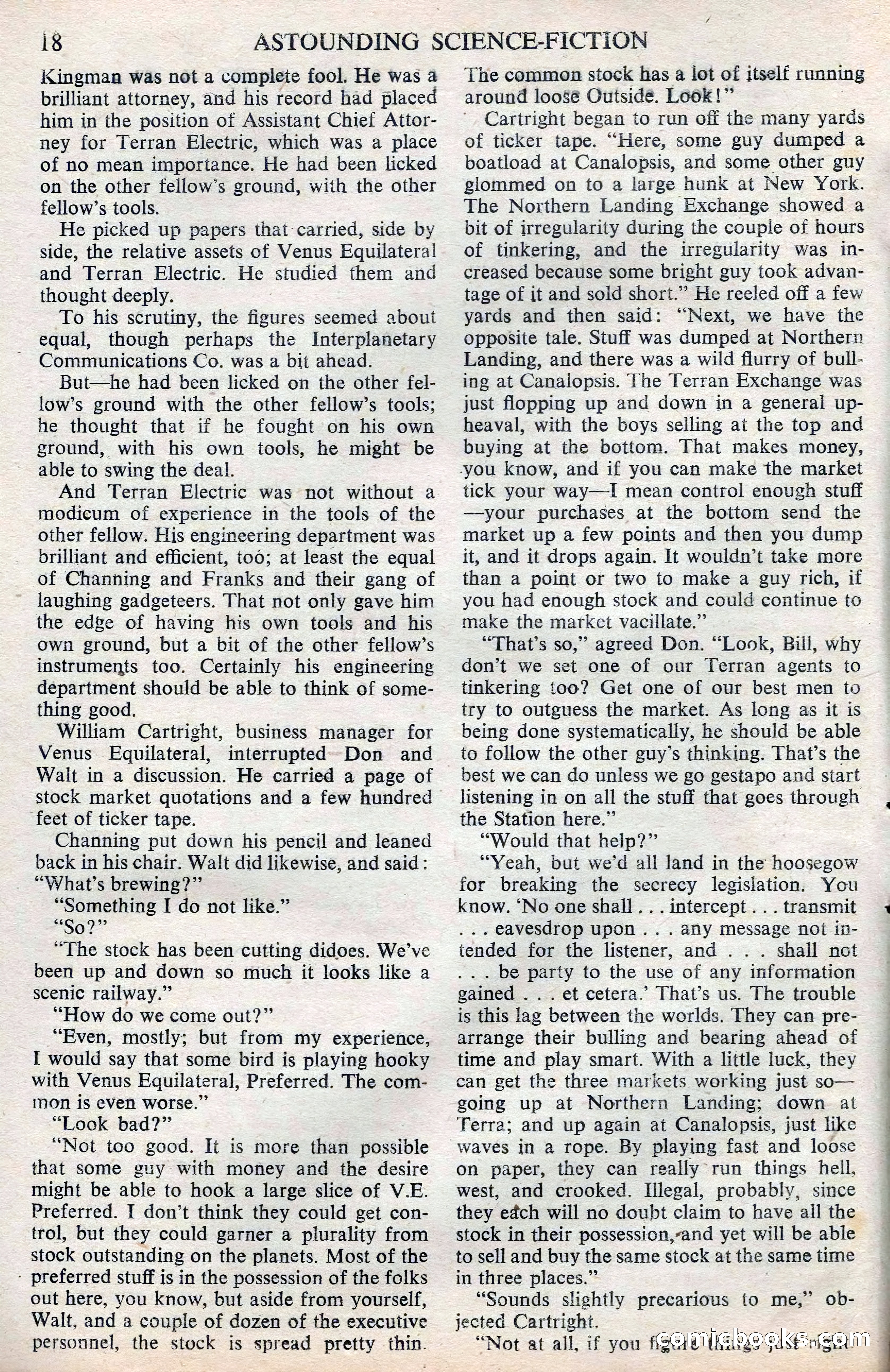 Astounding Science Fiction, February 1945 (British Edition) — page 20 of 69