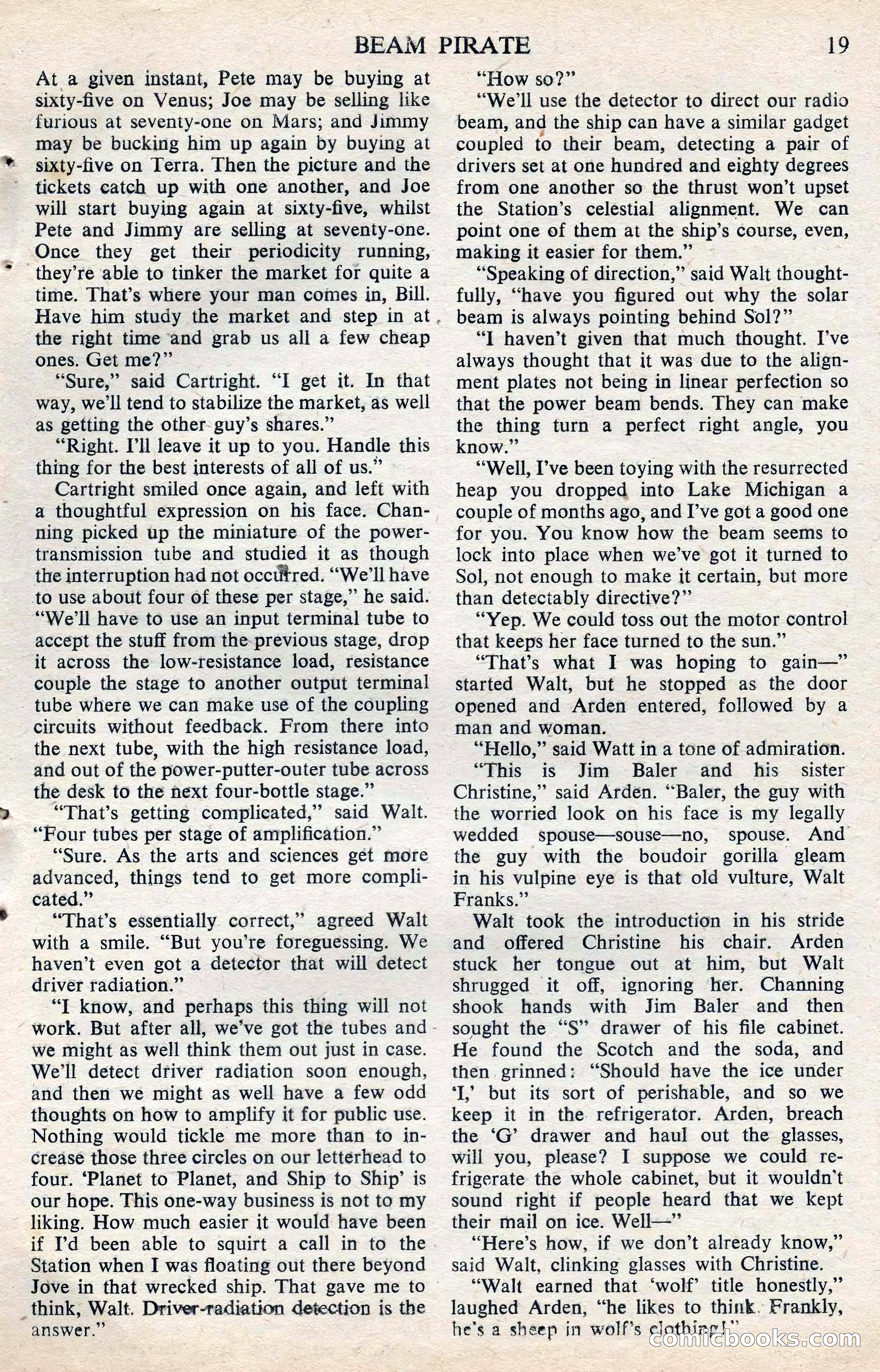 Astounding Science Fiction, February 1945 (British Edition) — page 21 of 69