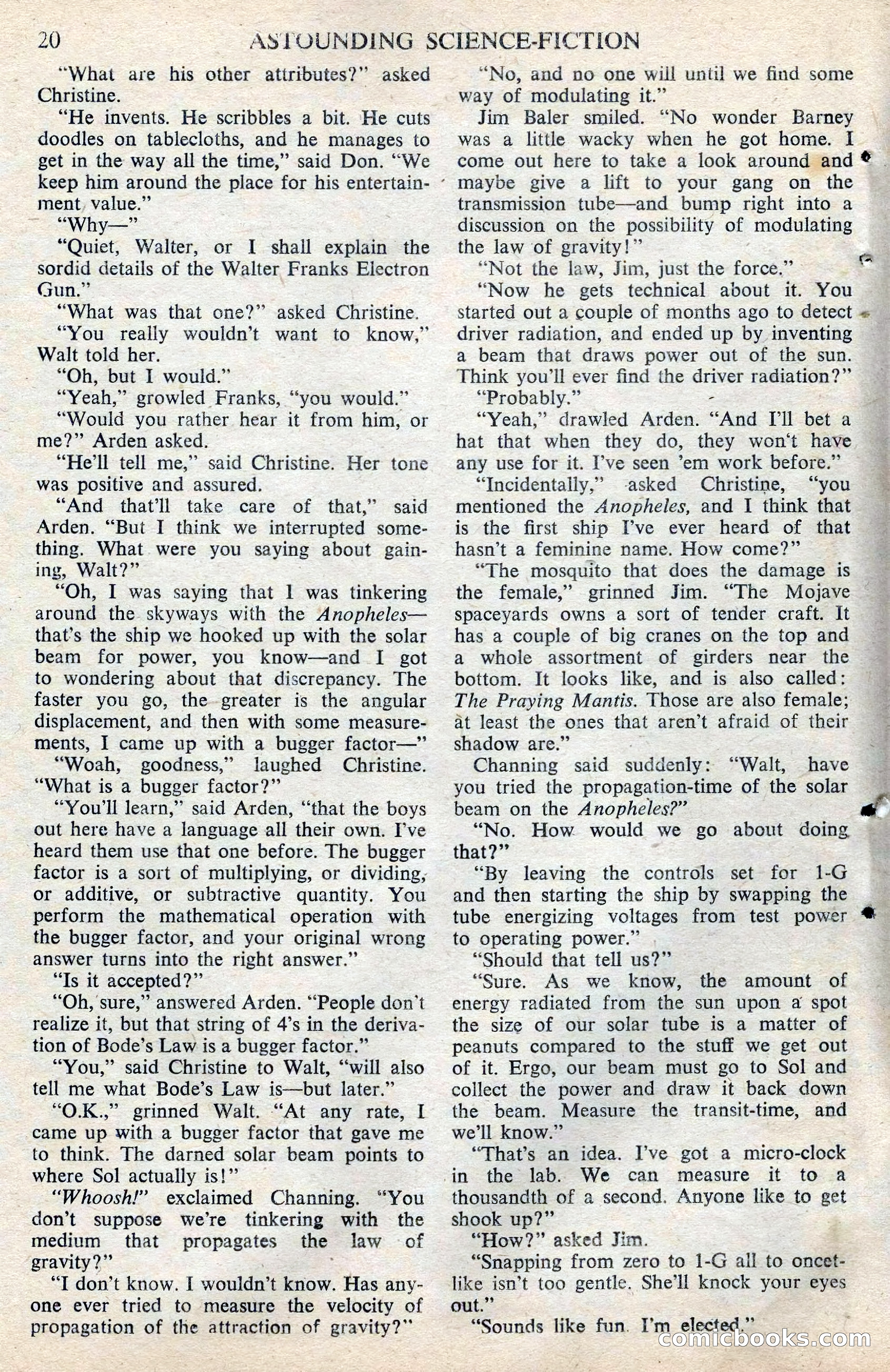 Astounding Science Fiction, February 1945 (British Edition) — page 22 of 69